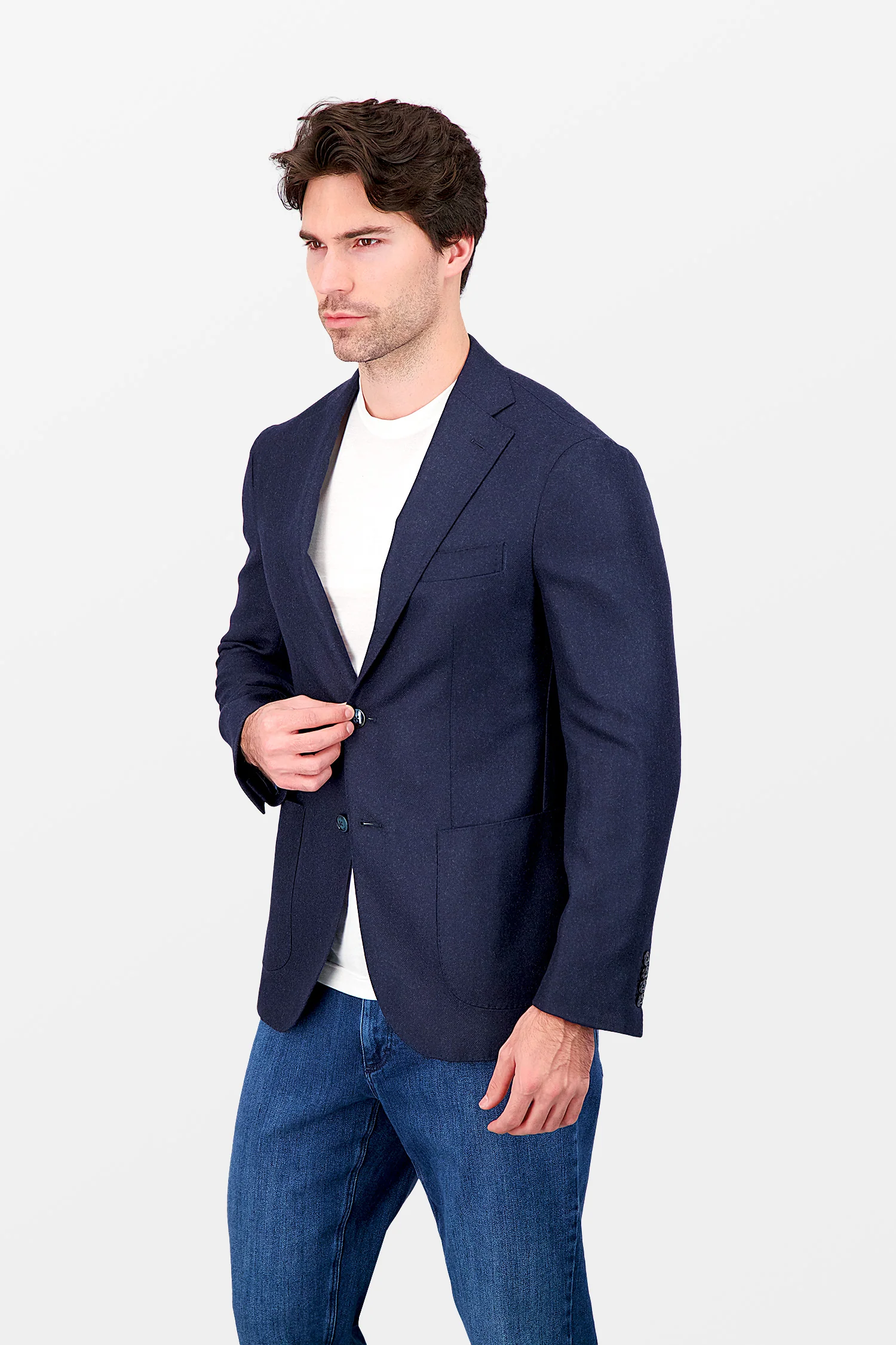 Barba Napoli Navy Jimmy Blazer - Image 3