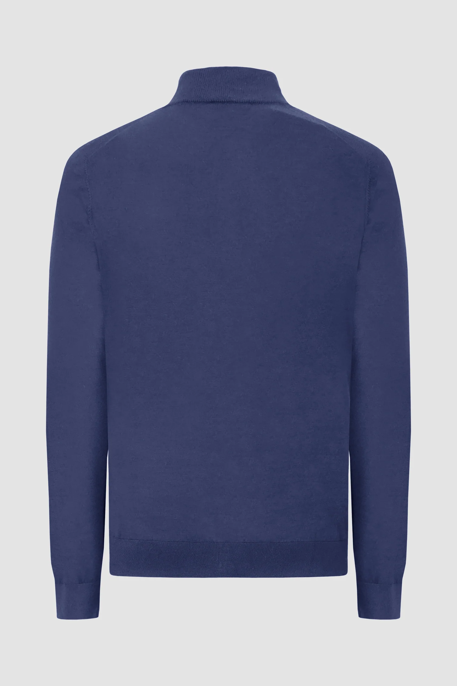 Barba Napoli Navy Zipped Guibbino Sweater - Image 3