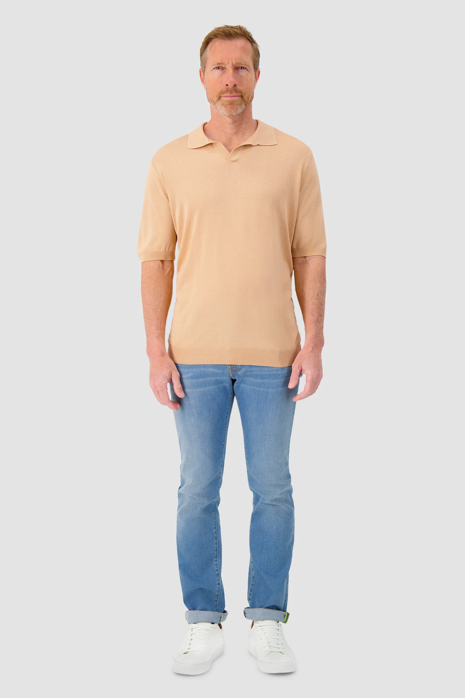 Barba Napoli Orange Polo - Image 3