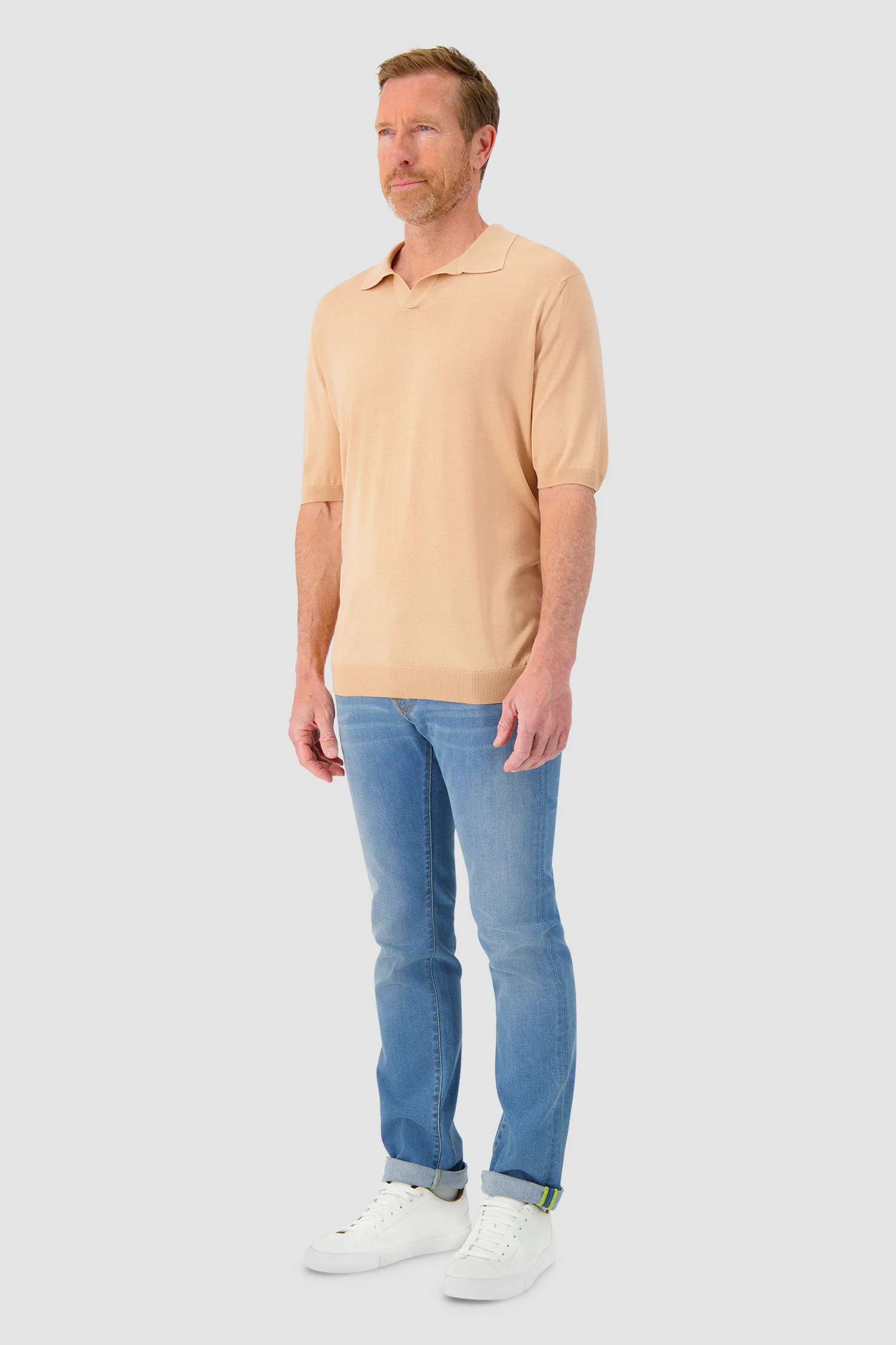 Barba Napoli Orange Polo - Image 4