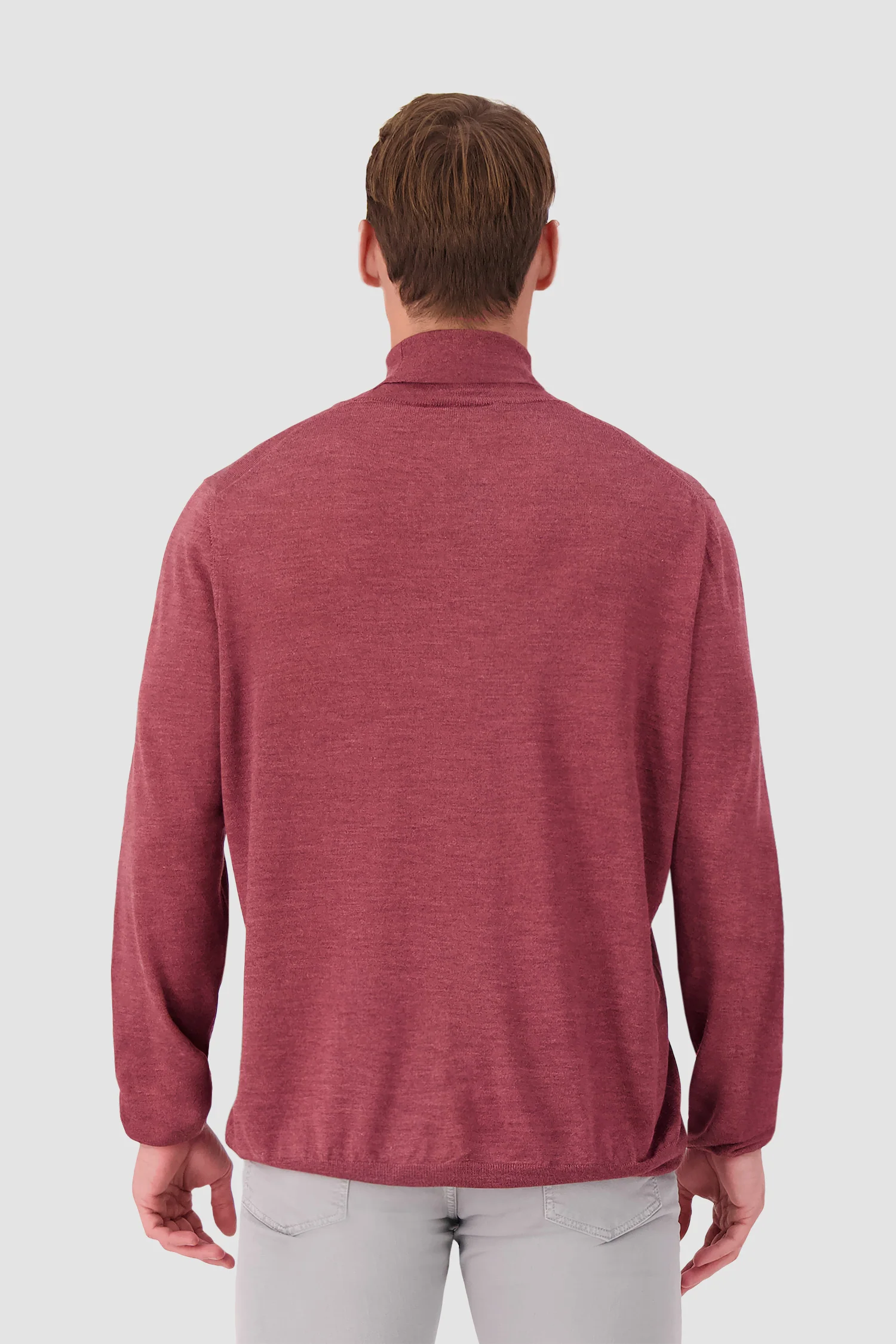 Barba Napoli Red High Neck Ciclista Sweater - Image 4