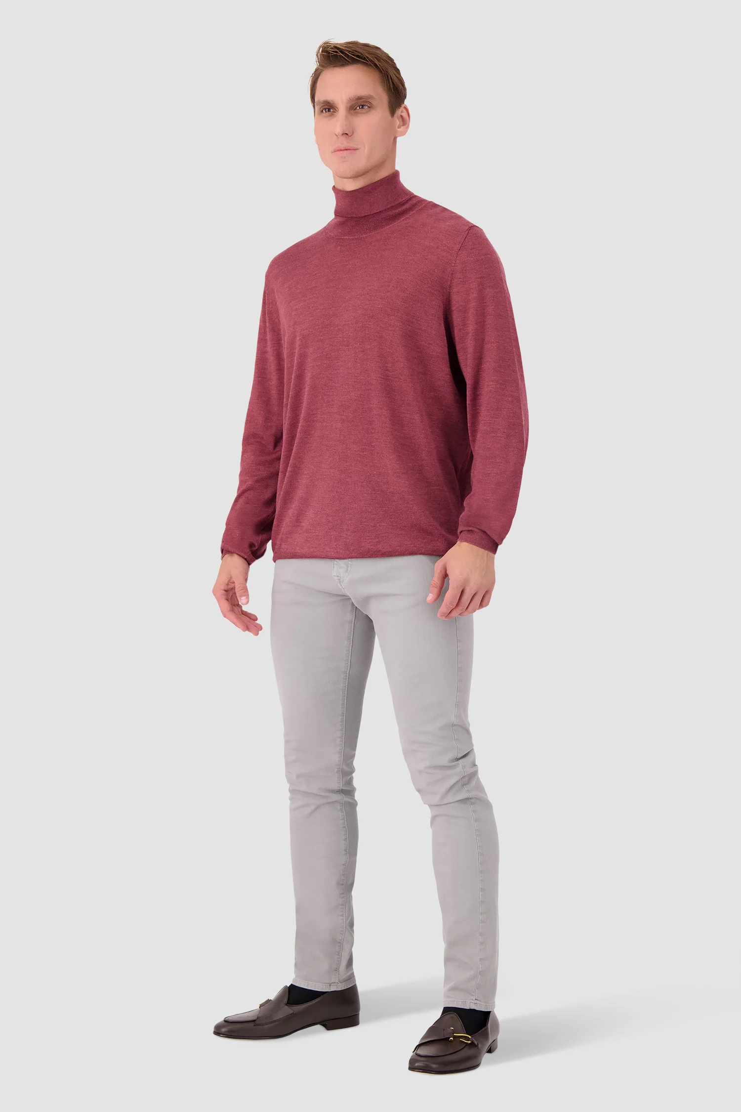 Barba Napoli Red High Neck Ciclista Sweater - Image 5