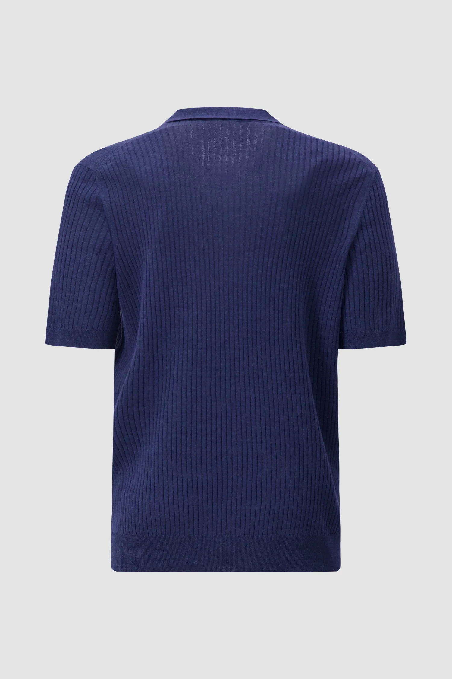 Barba Napoli Ribbed Knit Polo - Image 2