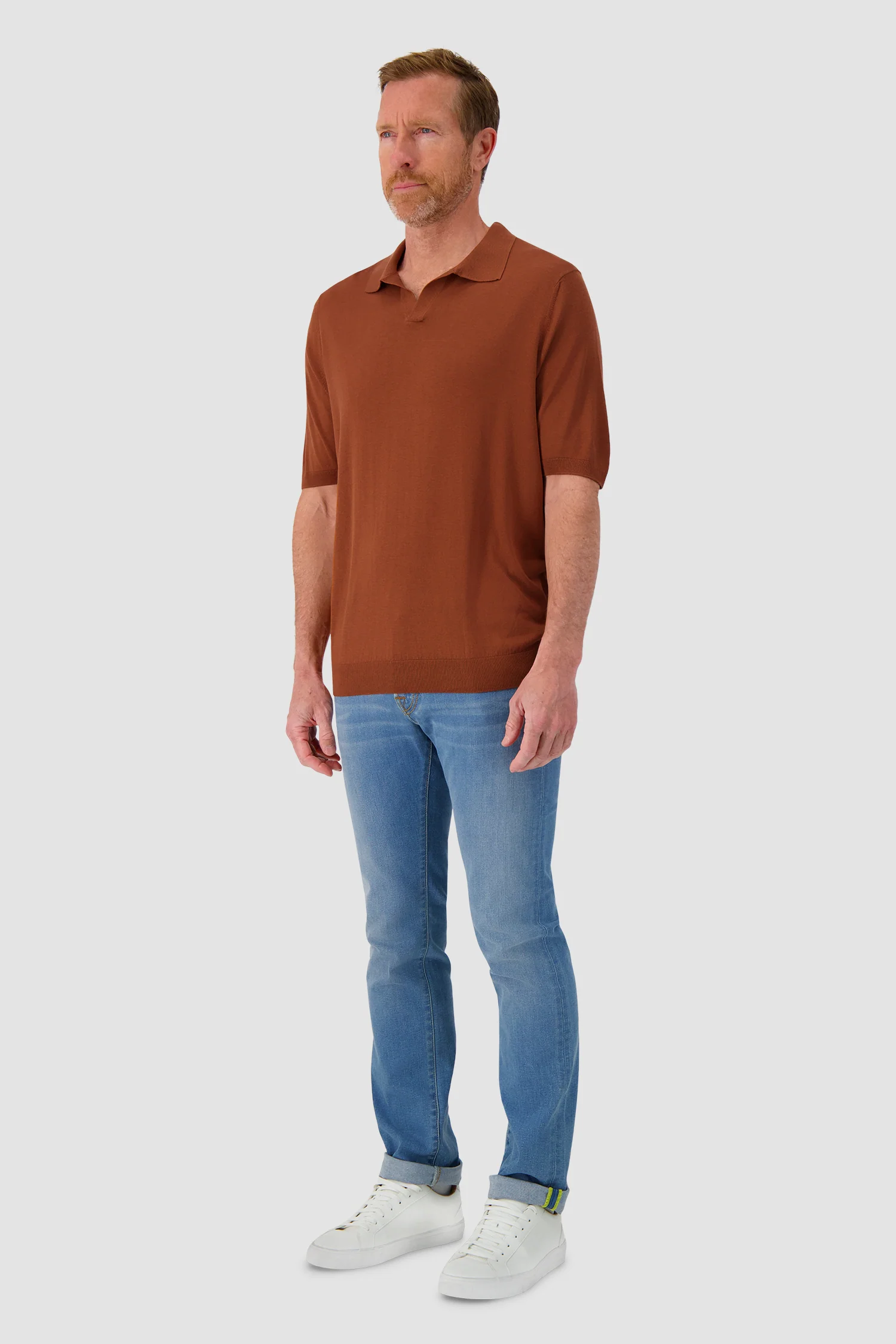 Barba Napoli Rust Polo - Image 4