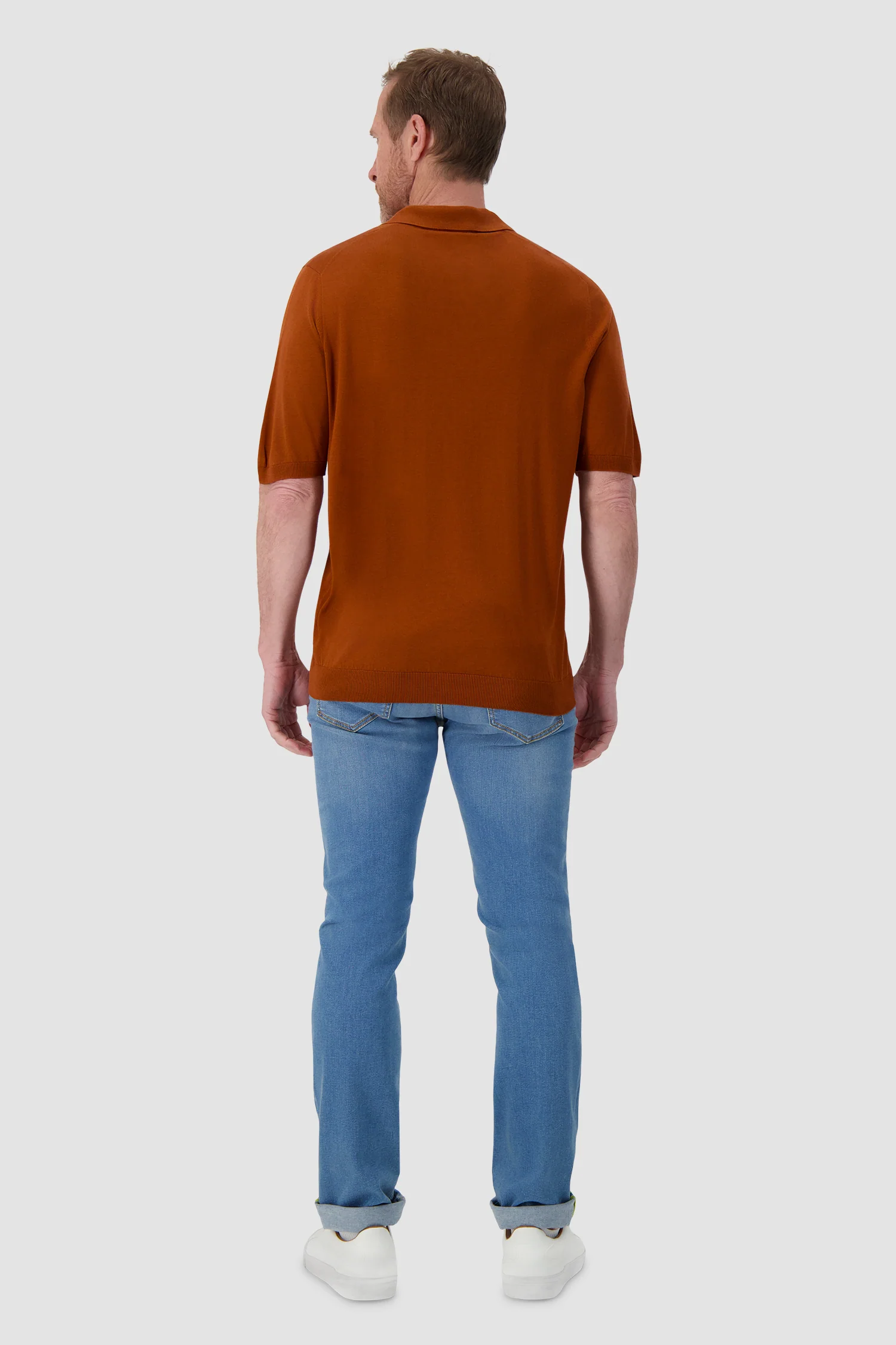 Barba Napoli Rust Polo - Image 5