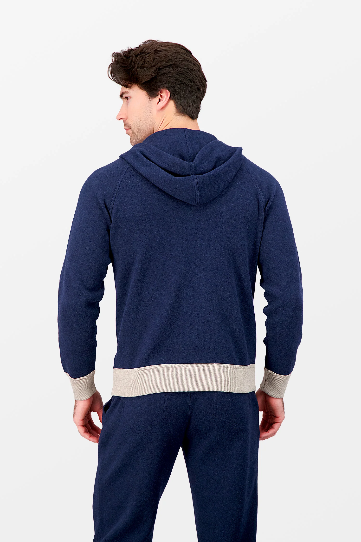 Barba Napoli Tracksuit Blue Hoodie - Image 5