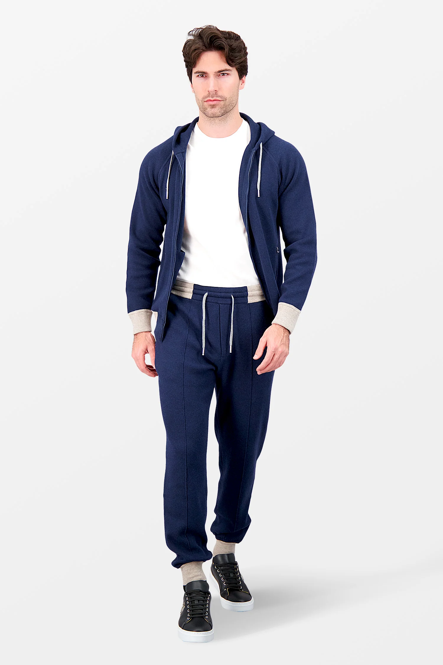 Barba Napoli Tracksuit Blue Hoodie - Image 6