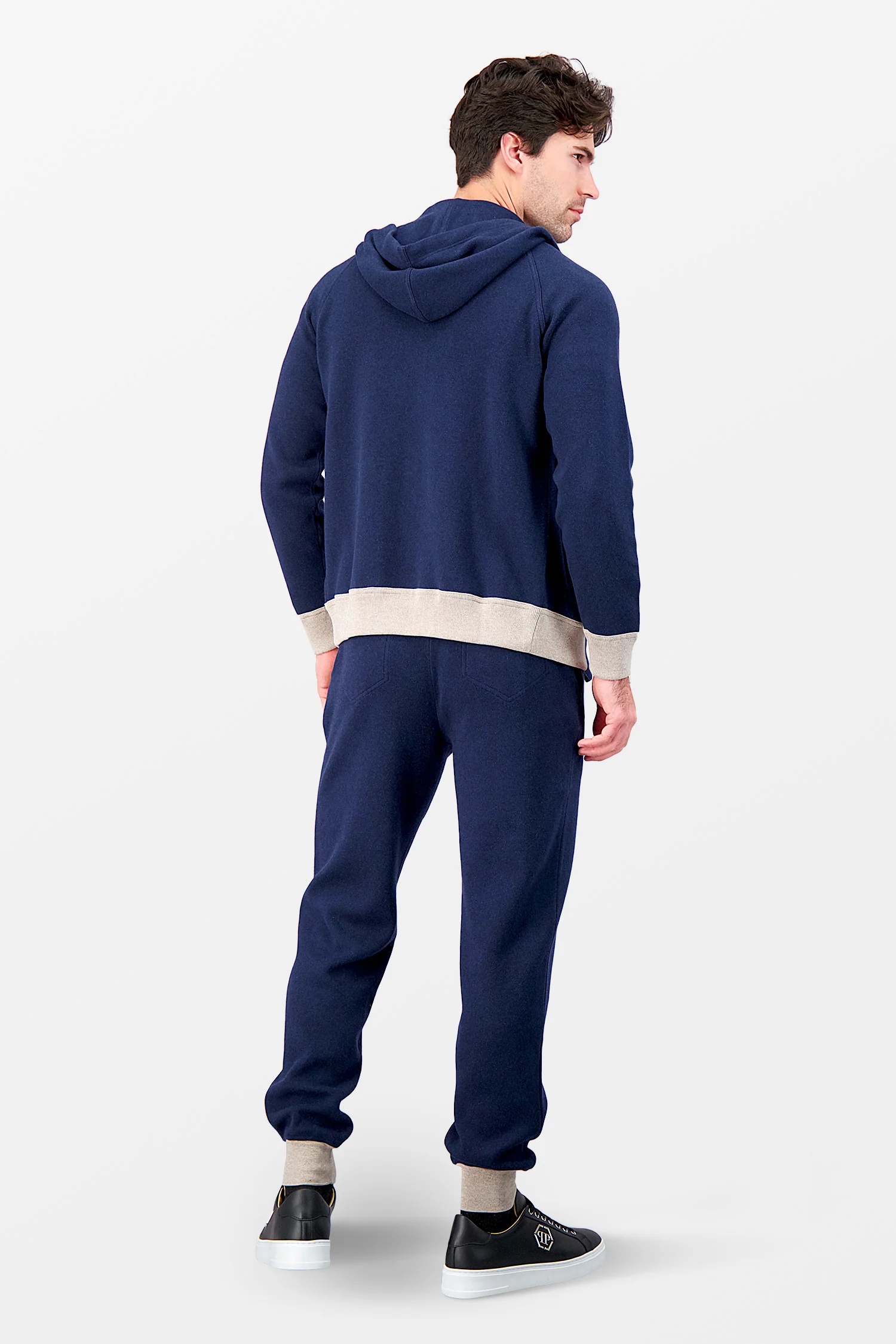 Barba Napoli Tracksuit Blue Hoodie - Image 7