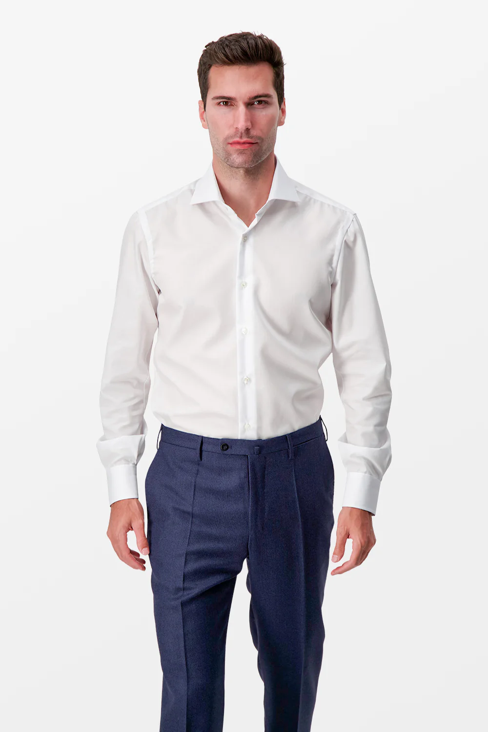 Barba Napoli White Classic Shirt - Image 2