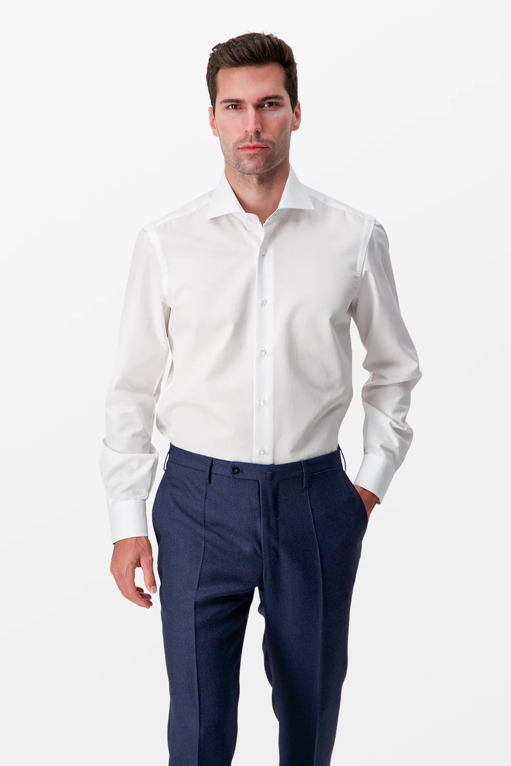 Barba Napoli White Classic Shirt - Image 2