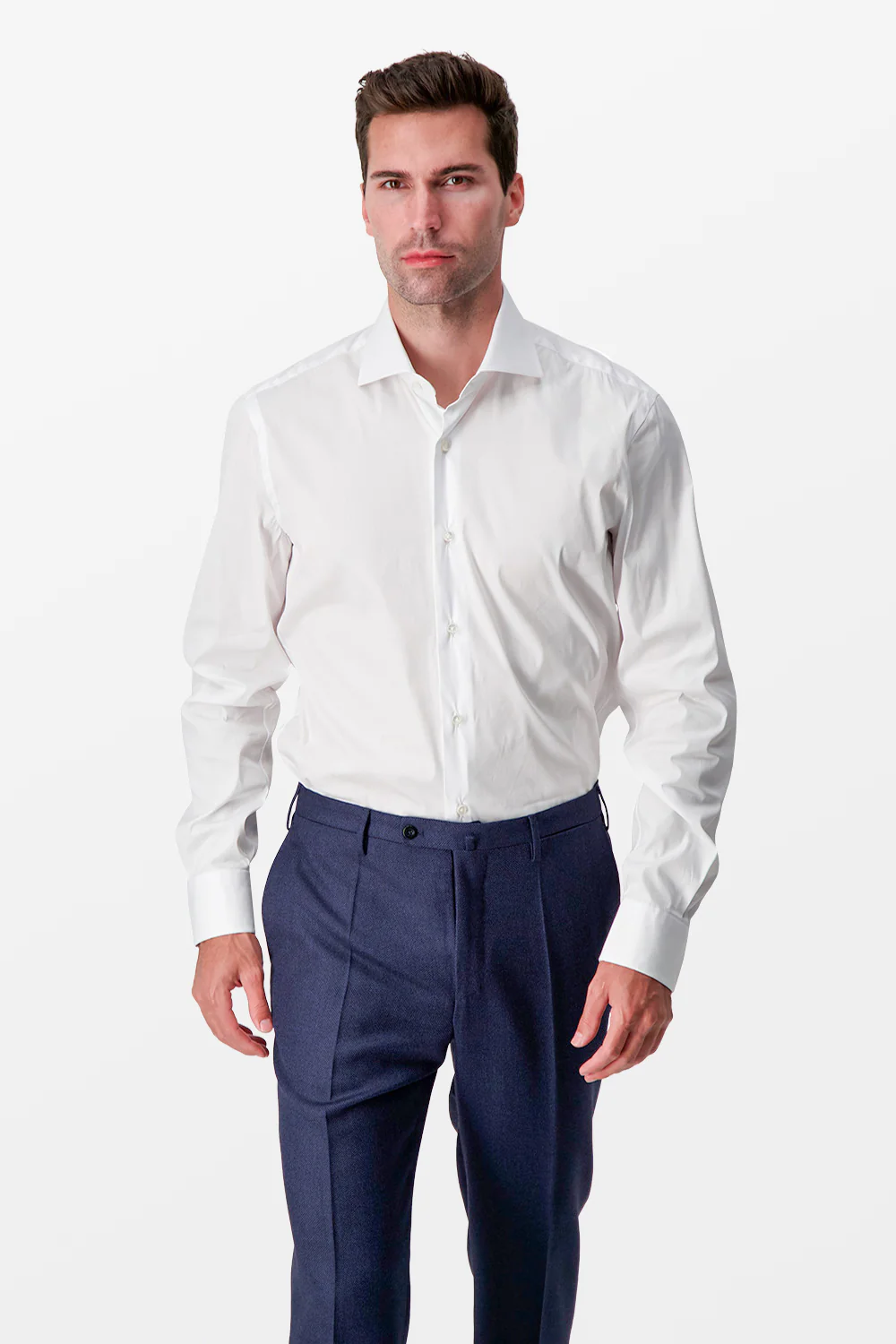 Barba Napoli White Classic Shirt - Image 2