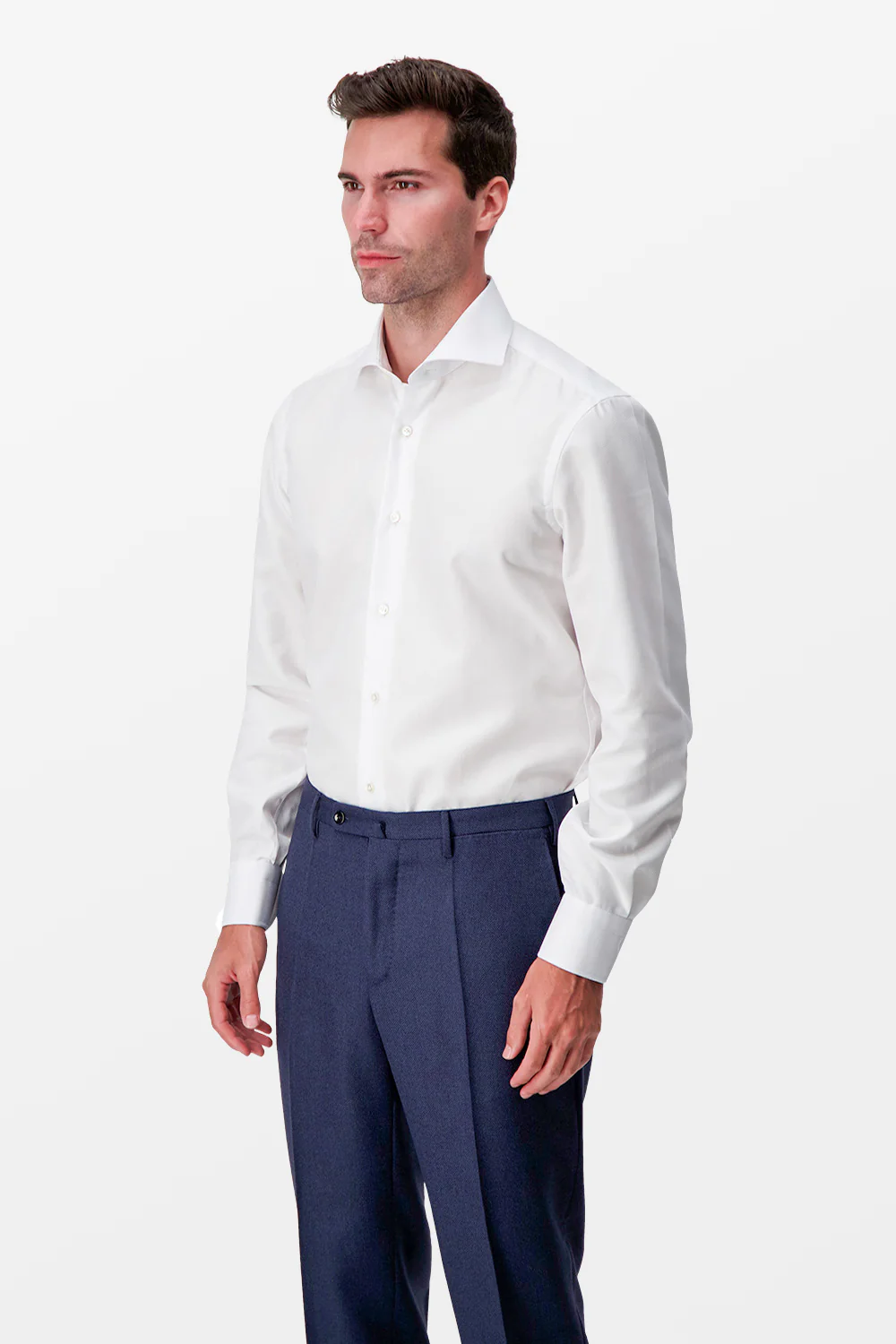 Barba Napoli White Classic Shirt - Image 3