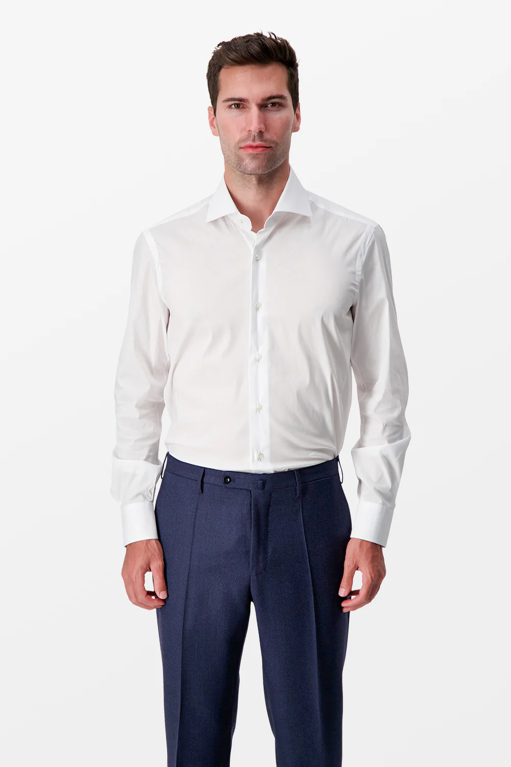 Barba Napoli White Classic Shirt - Image 2