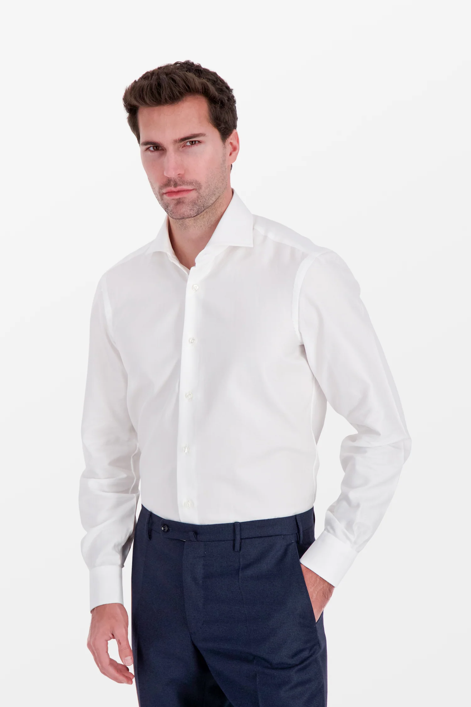 Barba Napoli White Classic Shirt - Image 2
