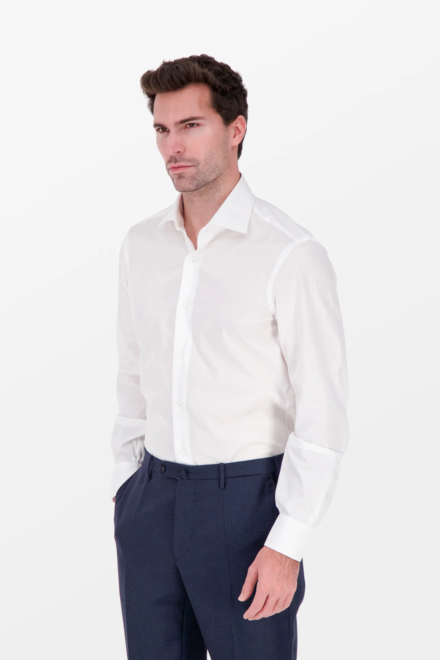 Barba Napoli White Classic Shirt - Image 2