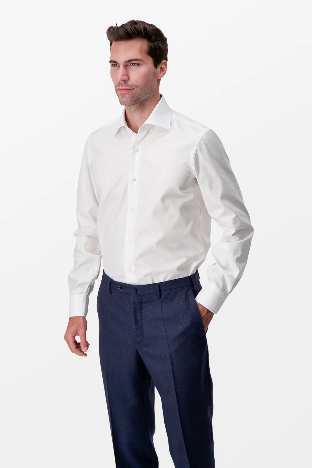 Barba Napoli White Journey Classic Shirt - Image 3