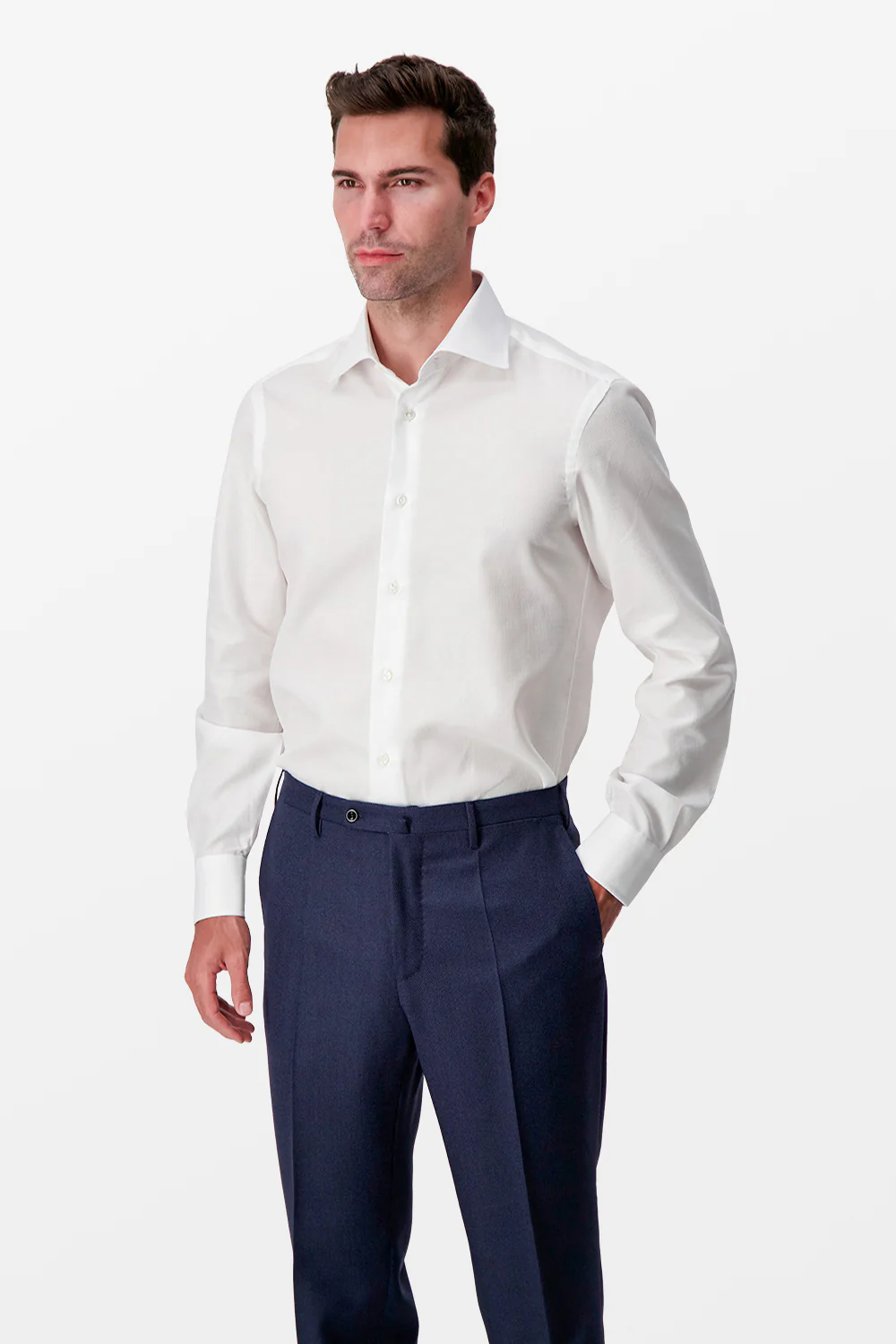 Barba Napoli White Journey Classic Shirt - Image 3
