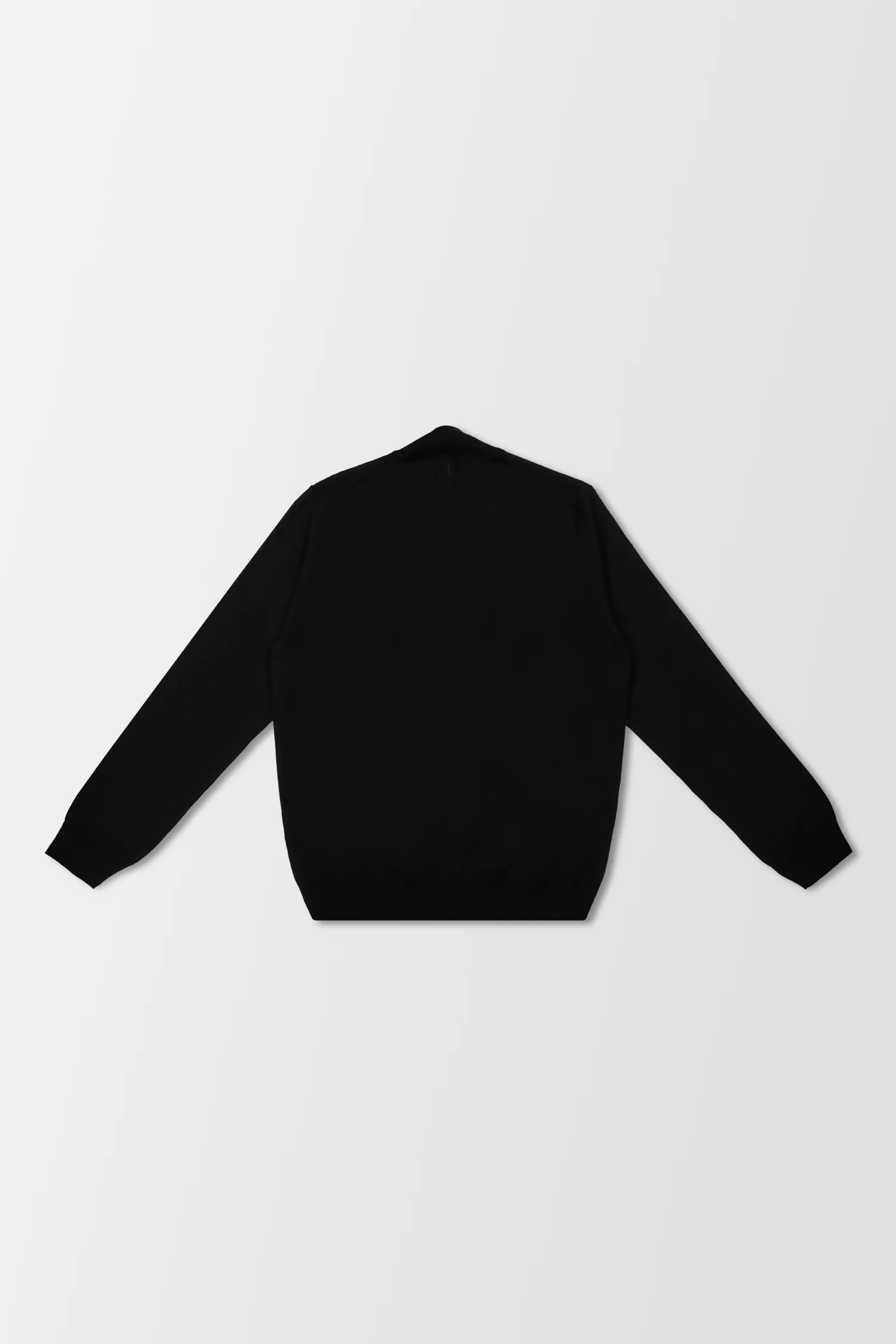 Billionaire Black Full Zip Crest Pullover - Image 2