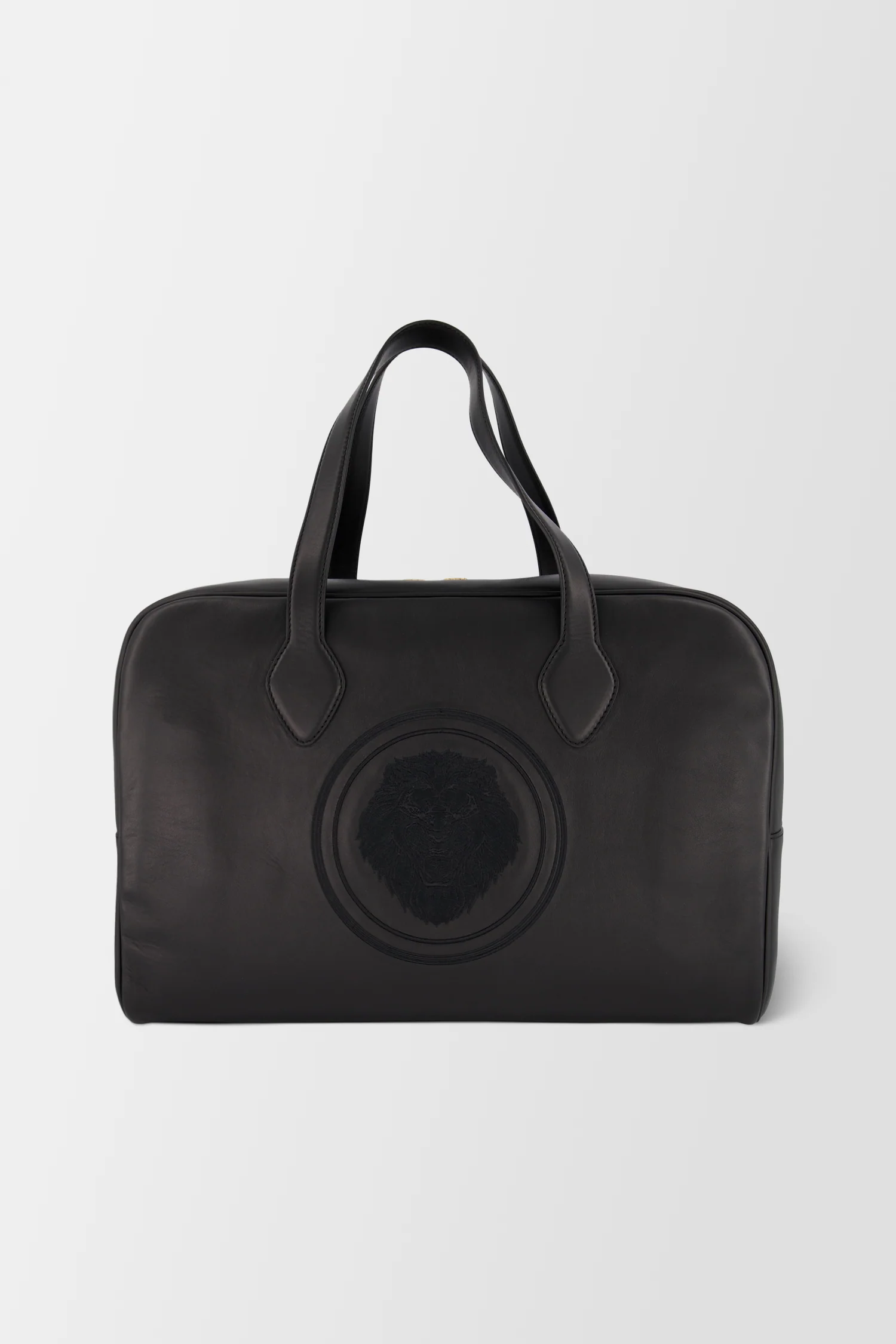 Billionaire Black/Gold Medium Lion Travel Bag - Image 3
