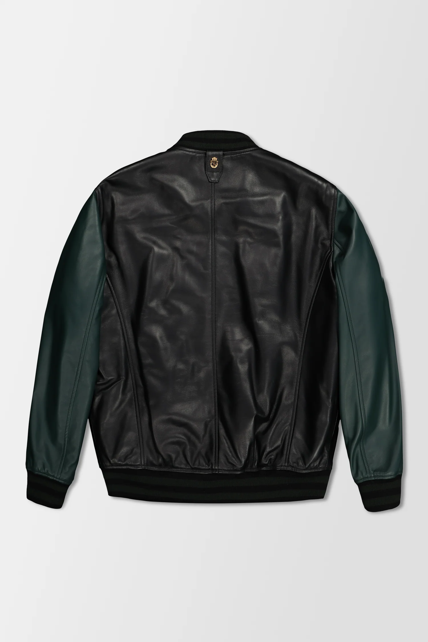 Billionaire Black Leather Bomber Jacket - Image 5