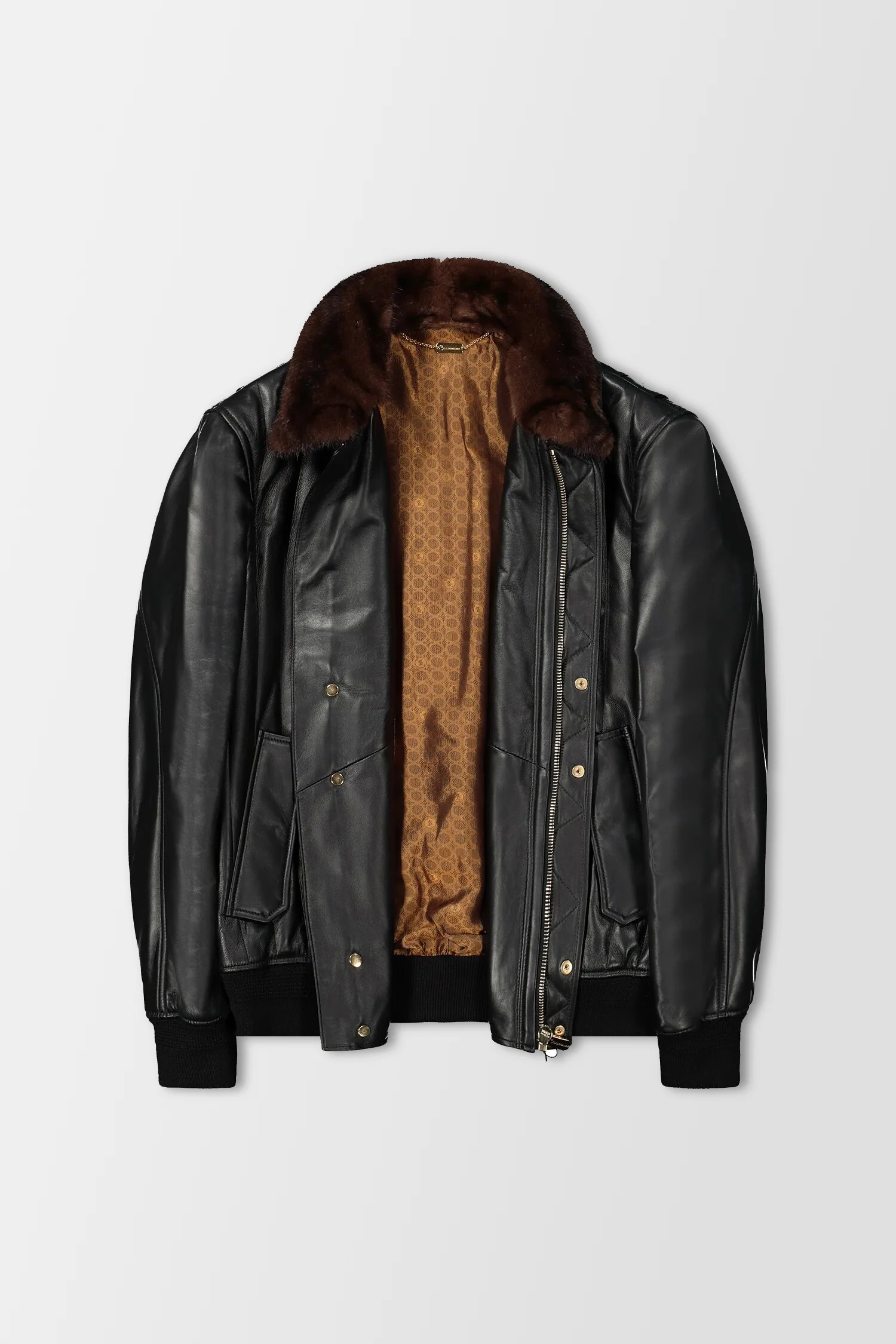 Billionaire Black Leather Jacket - Image 2