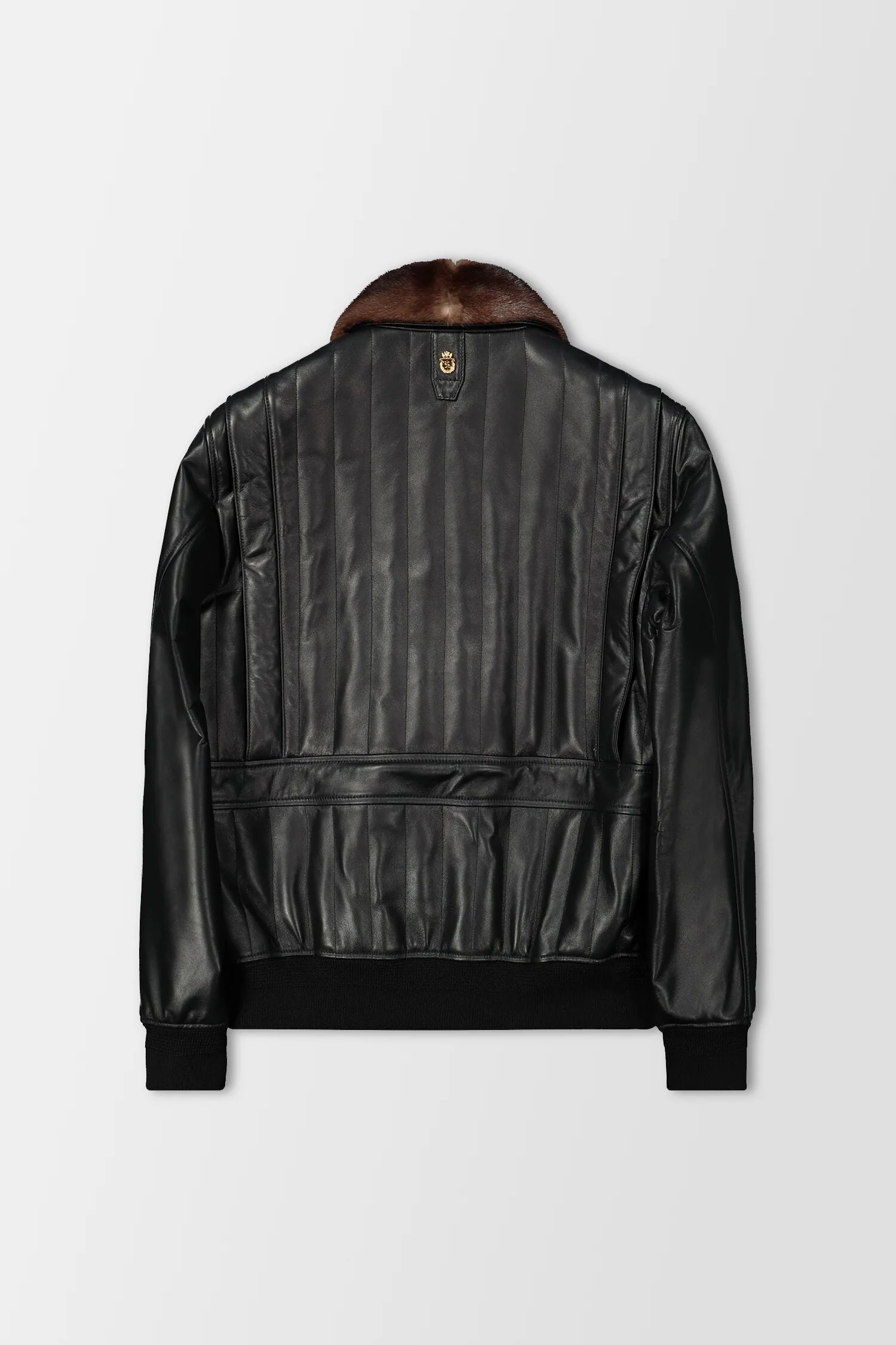 Billionaire Black Leather Jacket - Image 3