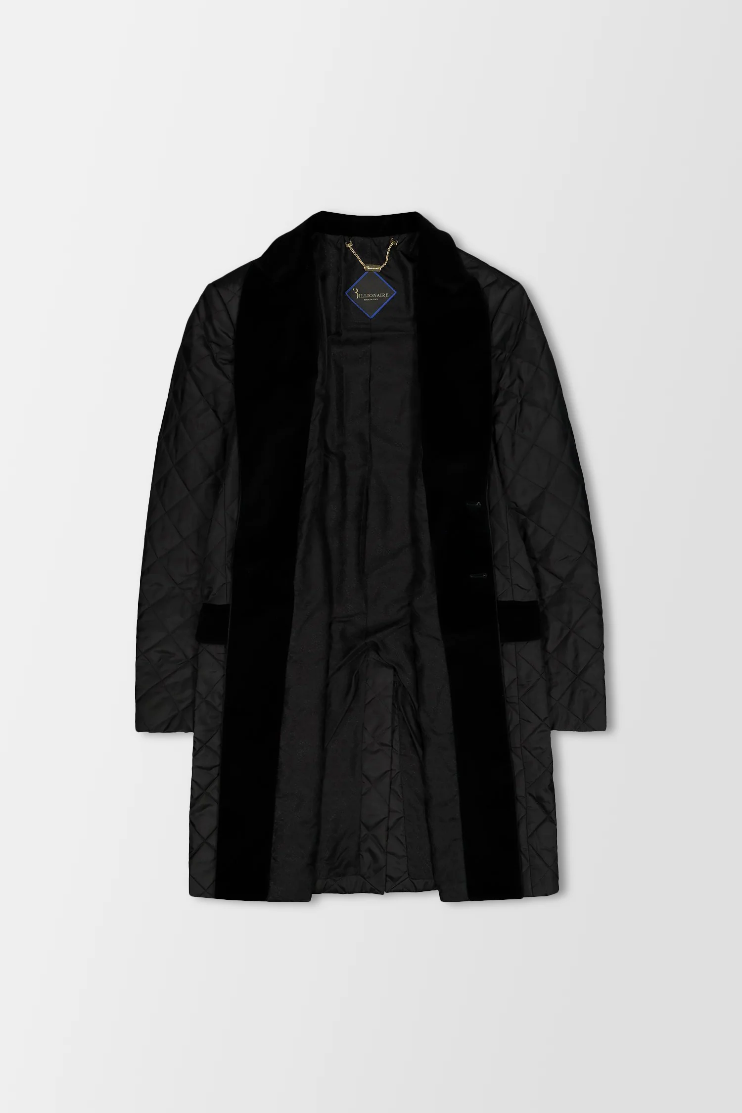 Billionaire Black Long Coat - Image 2