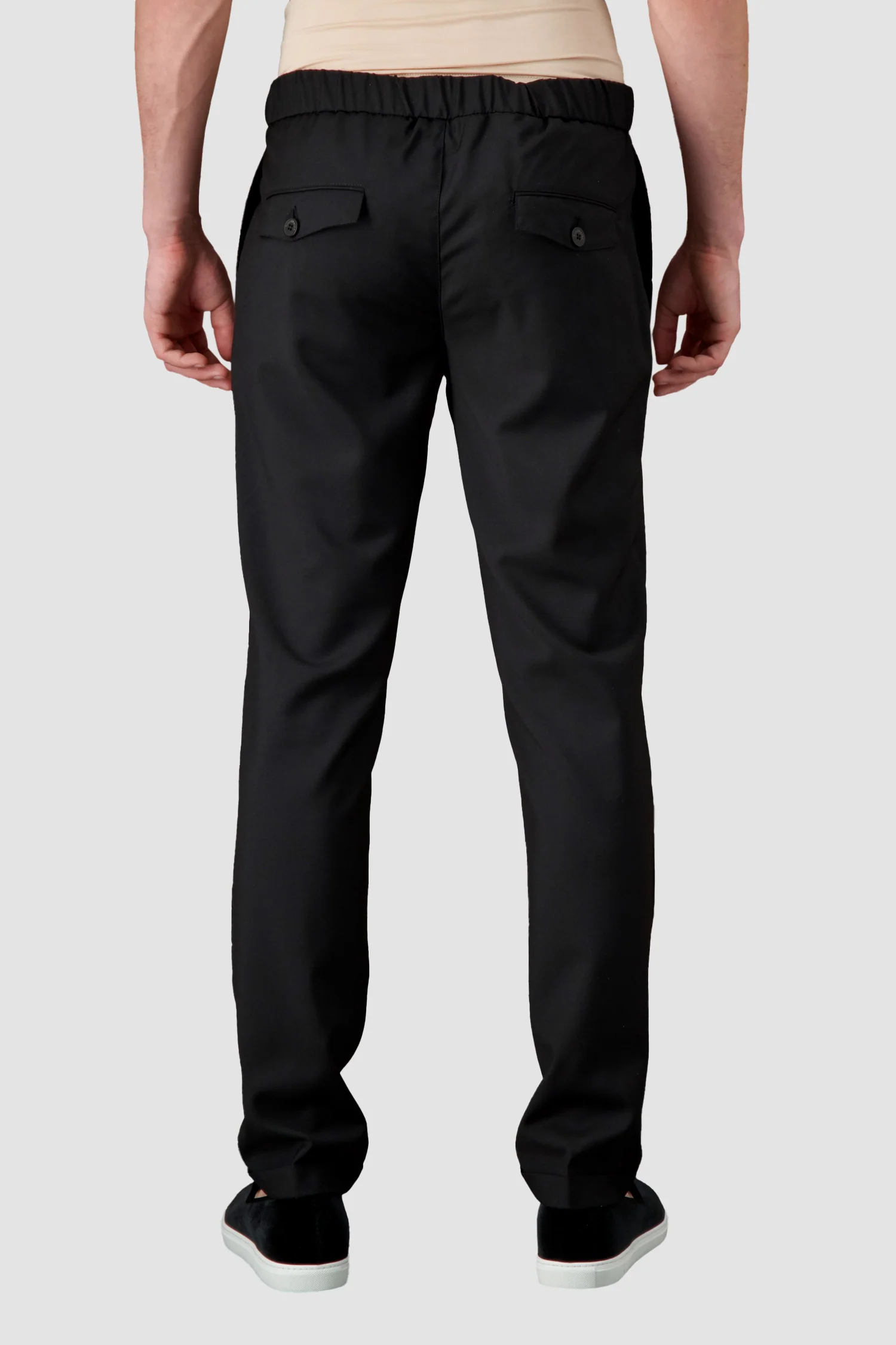 Billionaire Black Long Double B Trousers - Image 5