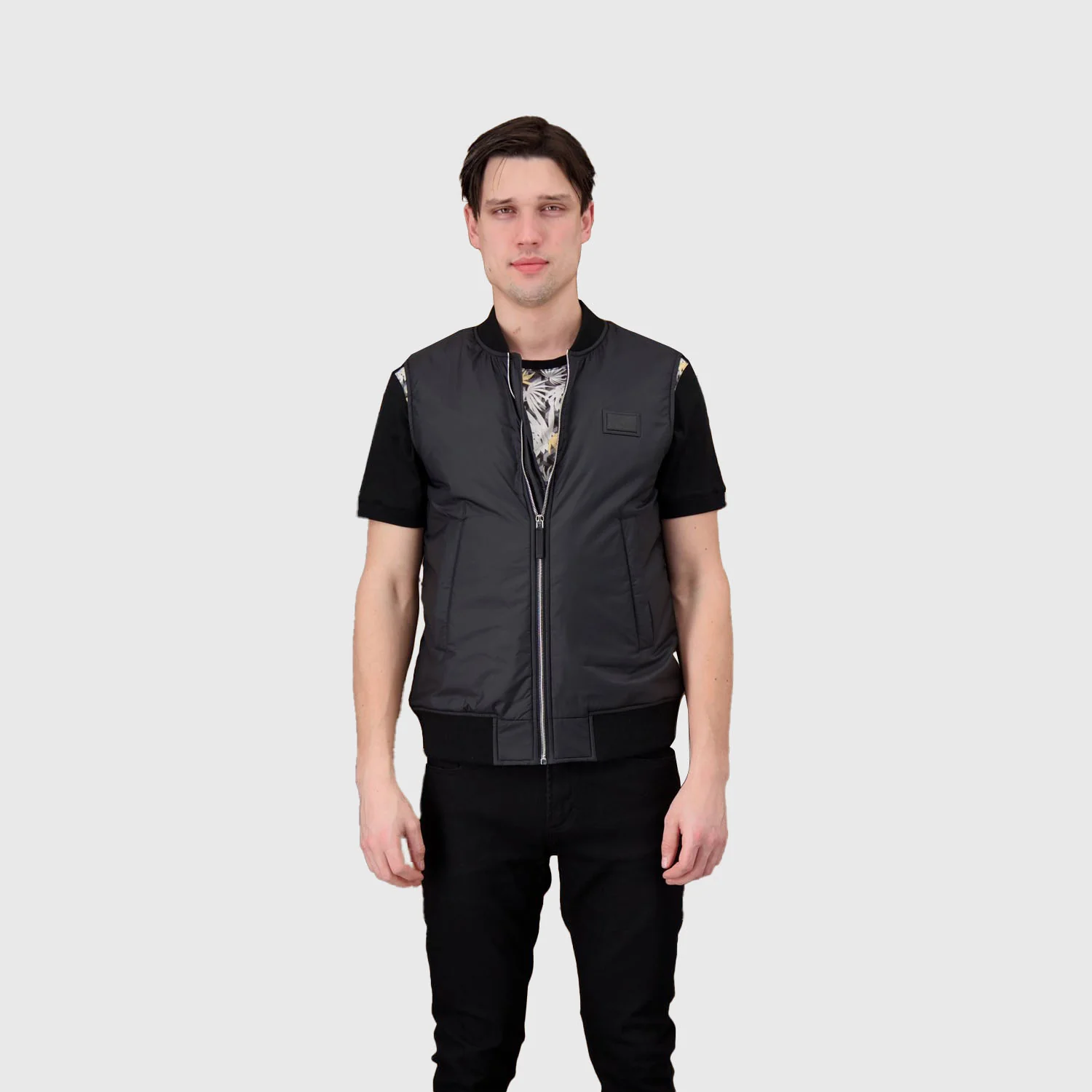Billionaire Black/Nickel Statement Short Vest - Image 5