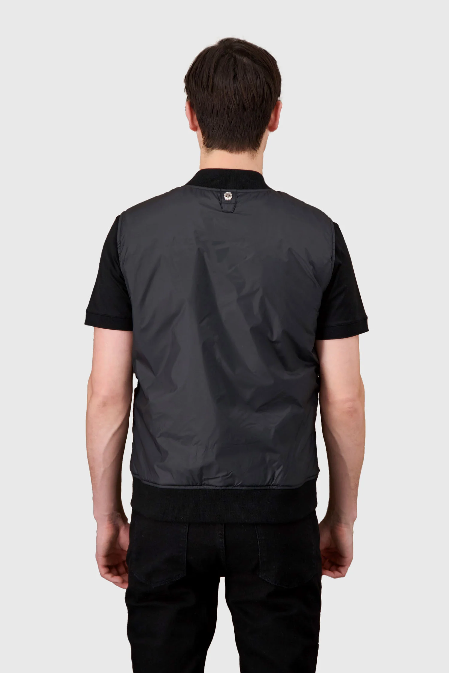 Billionaire Black/Nickel Statement Short Vest - Image 7