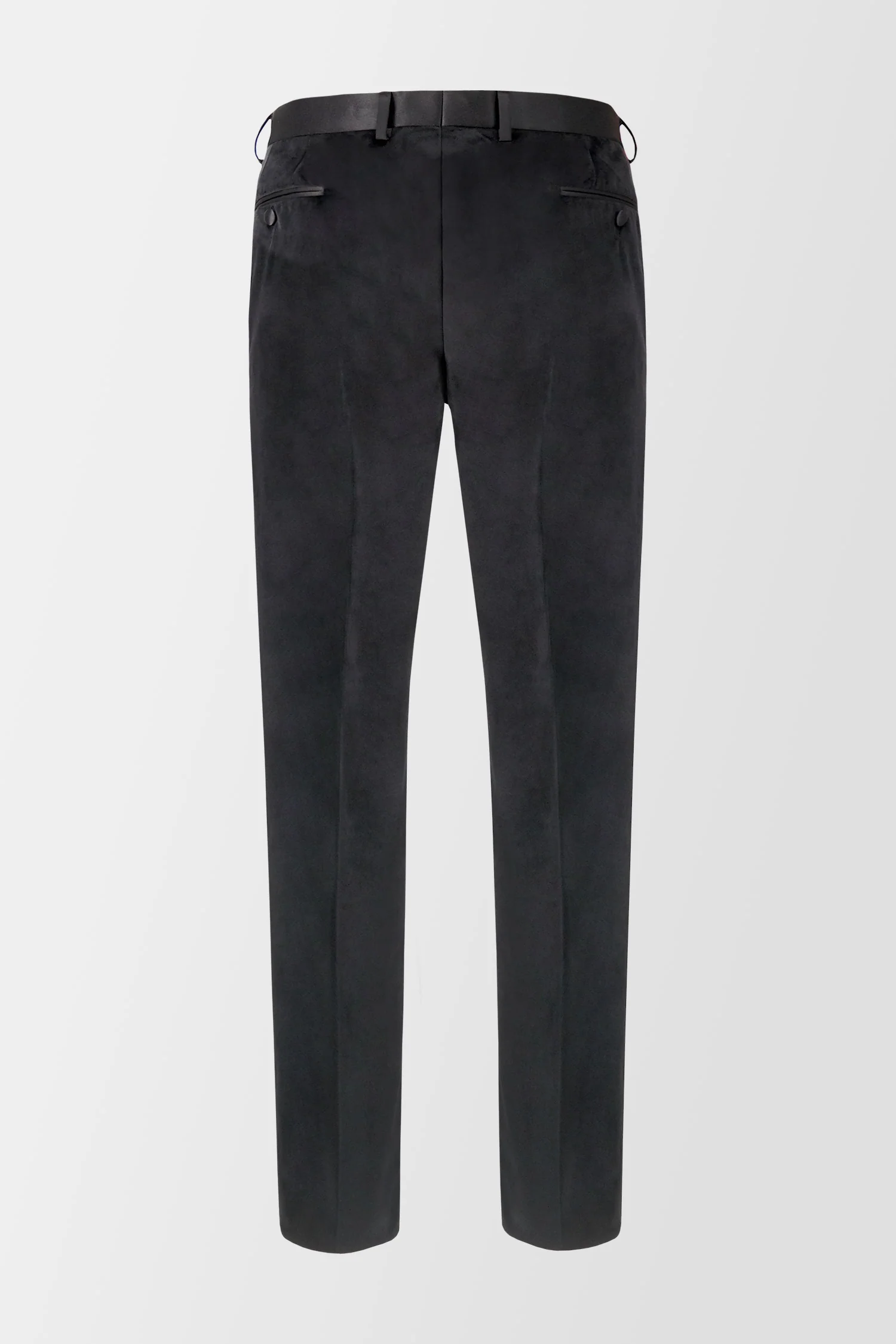 Billionaire Black Slim Fit Elegant Trousers - Image 2