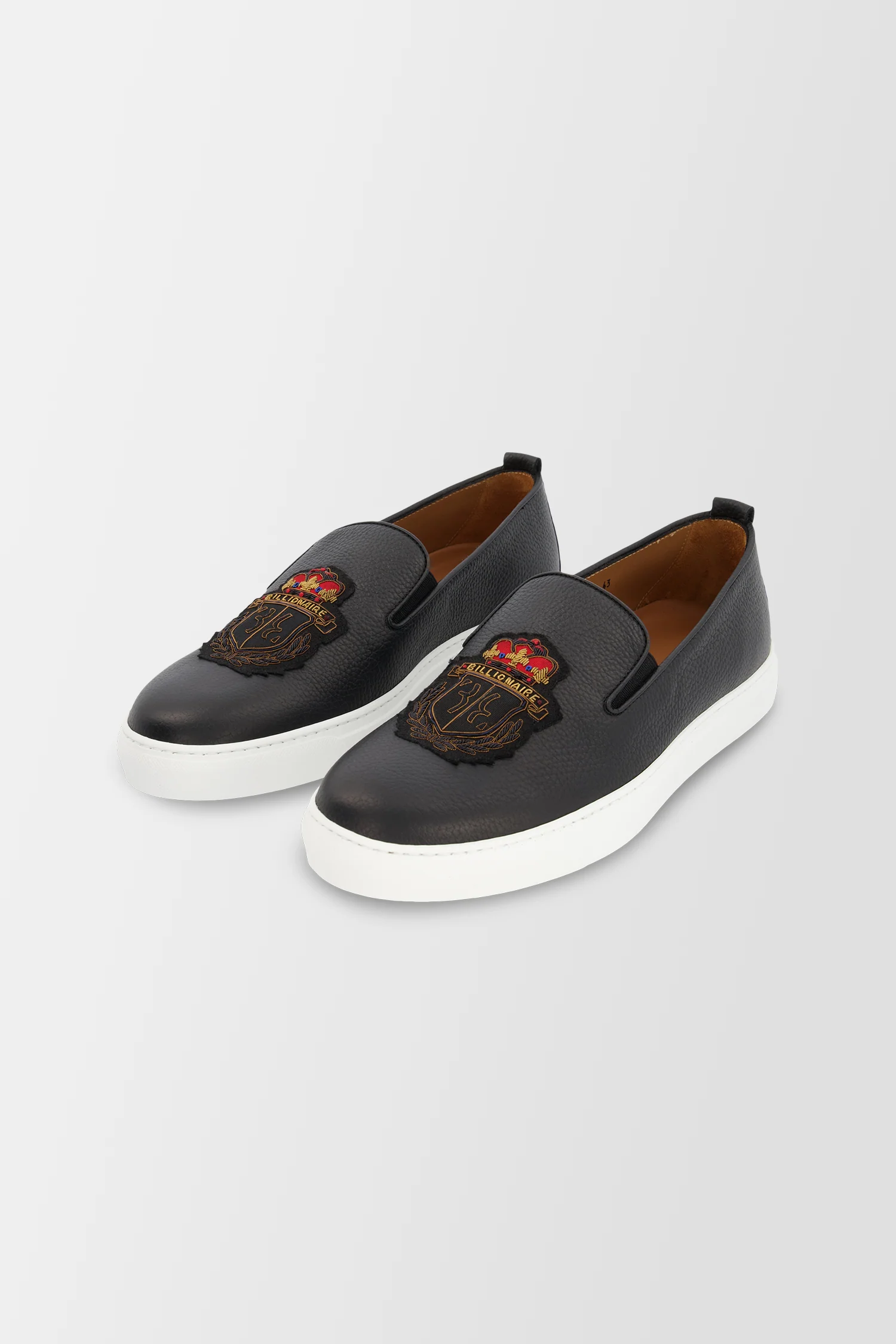 Billionaire Black Slip-Ons - Image 2