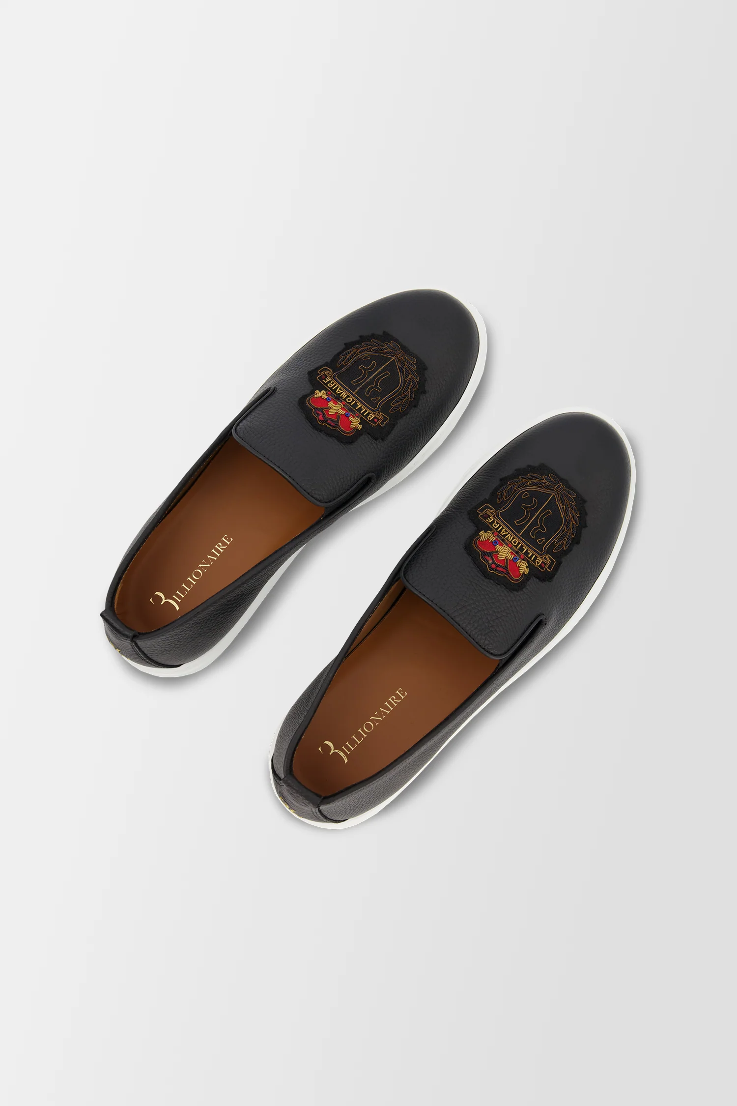 Billionaire Black Slip-Ons - Image 4