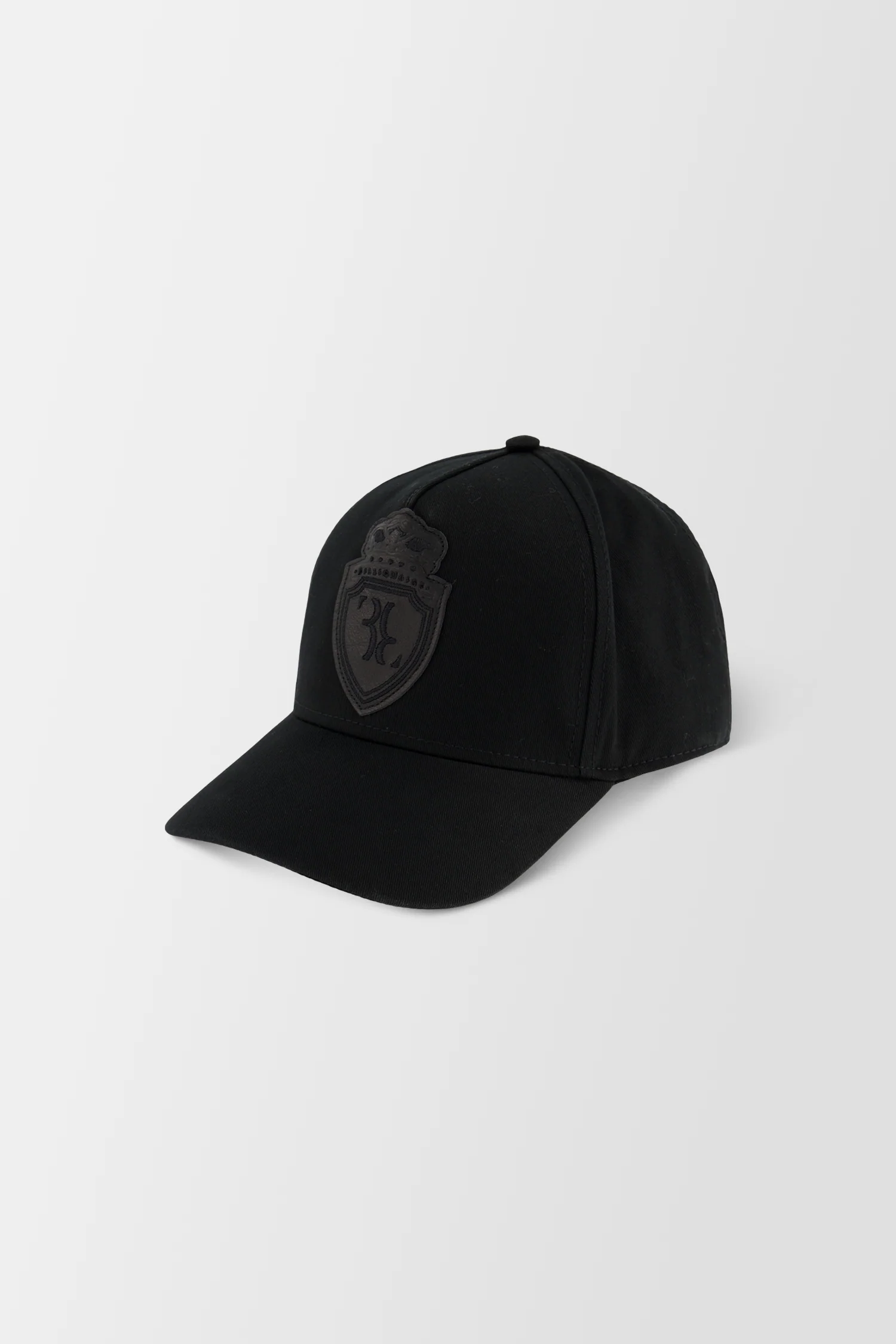 Billionaire Black/Gold Soft Visor Crest Cap