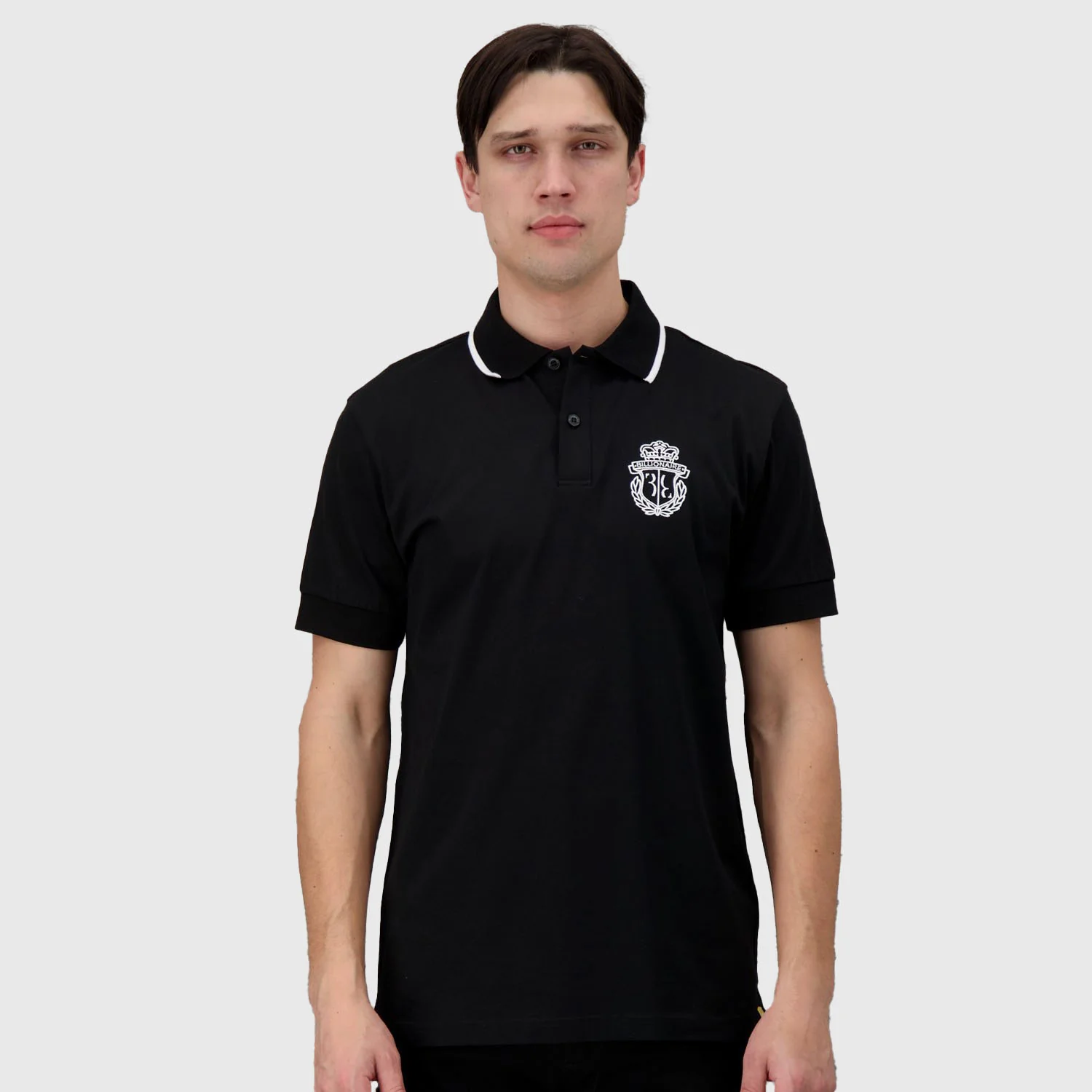 Billionaire Black SS Crest Polo - Image 6