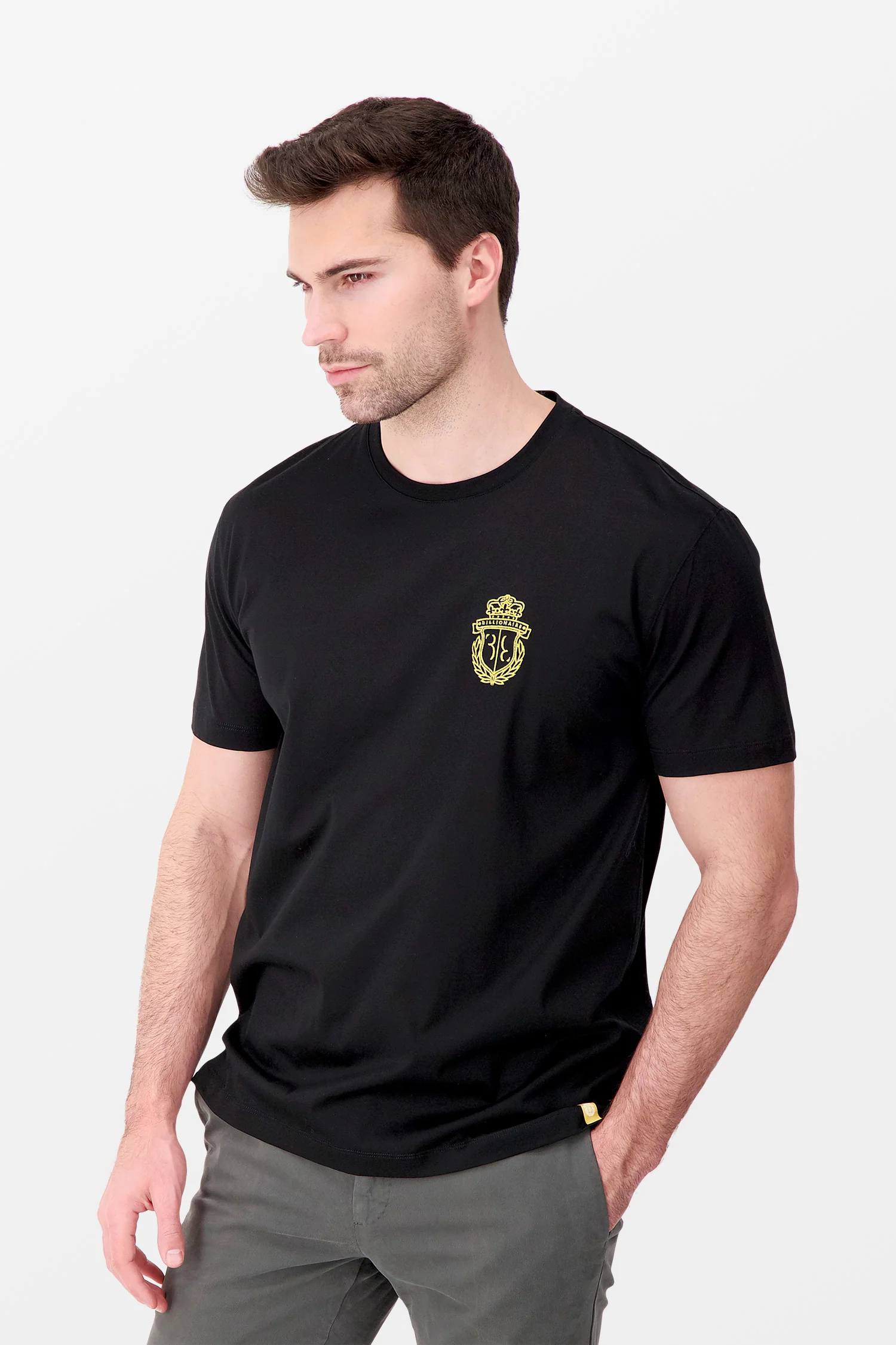 Billionaire Black SS Crest T-Shirt - Image 3