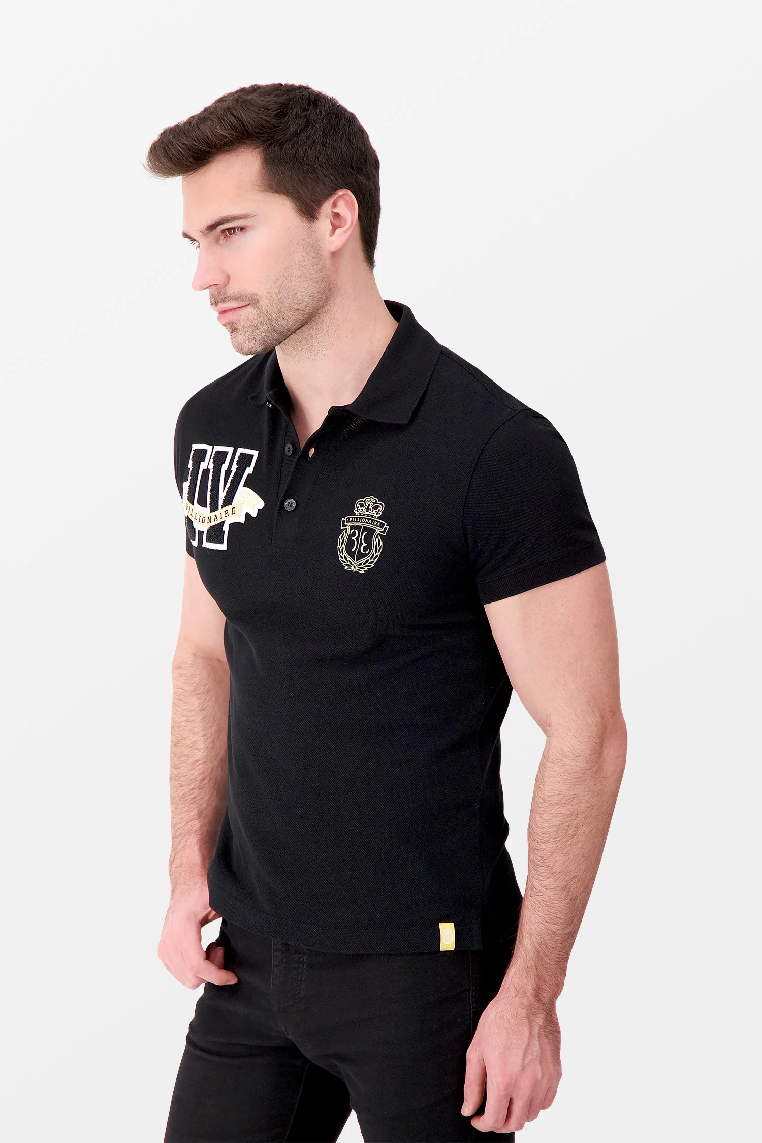 Billionaire Black SS Members Only Polo - Image 4
