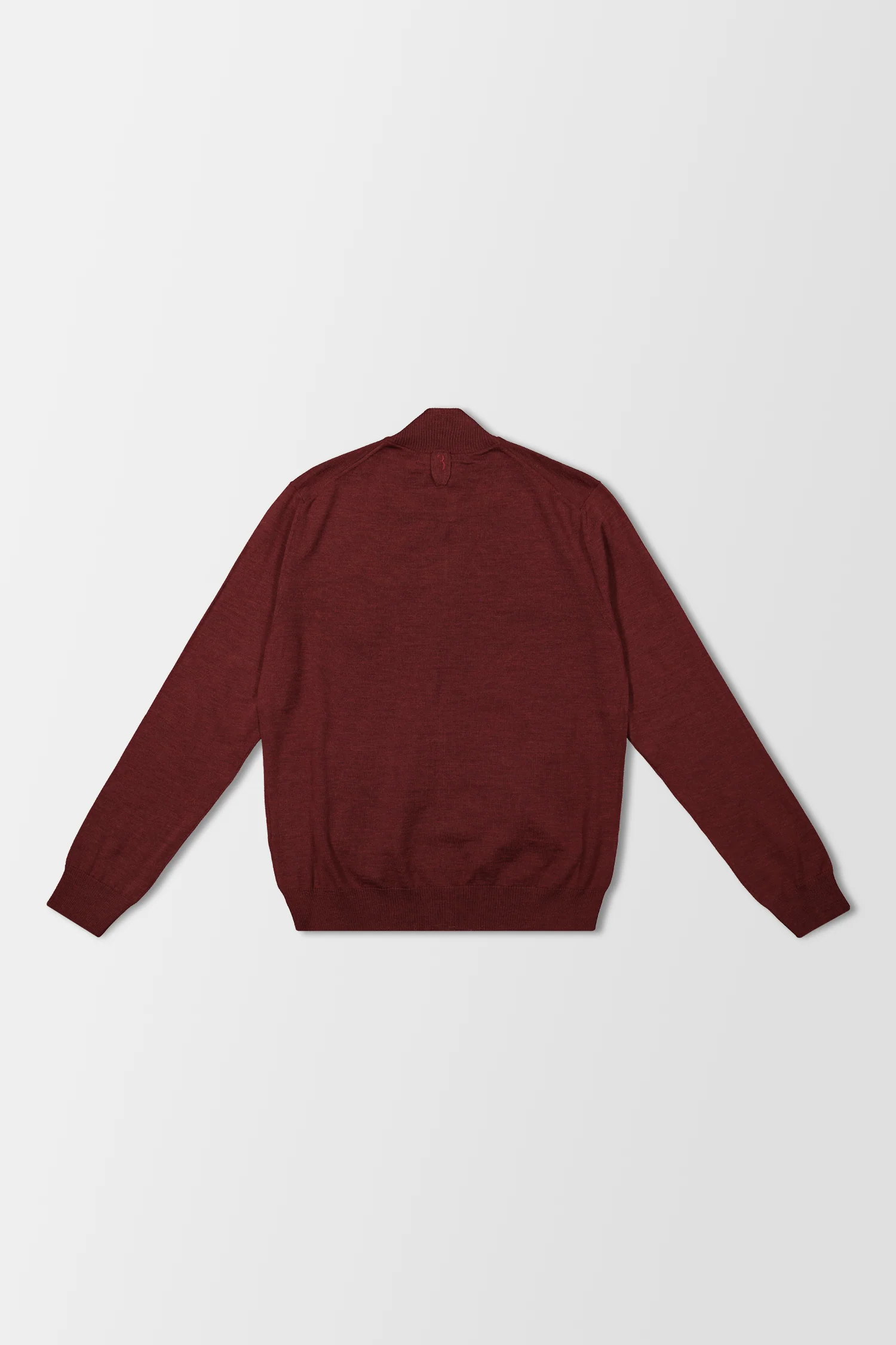 Billionaire Bordeaux Full Zip Crest Pullover - Image 2
