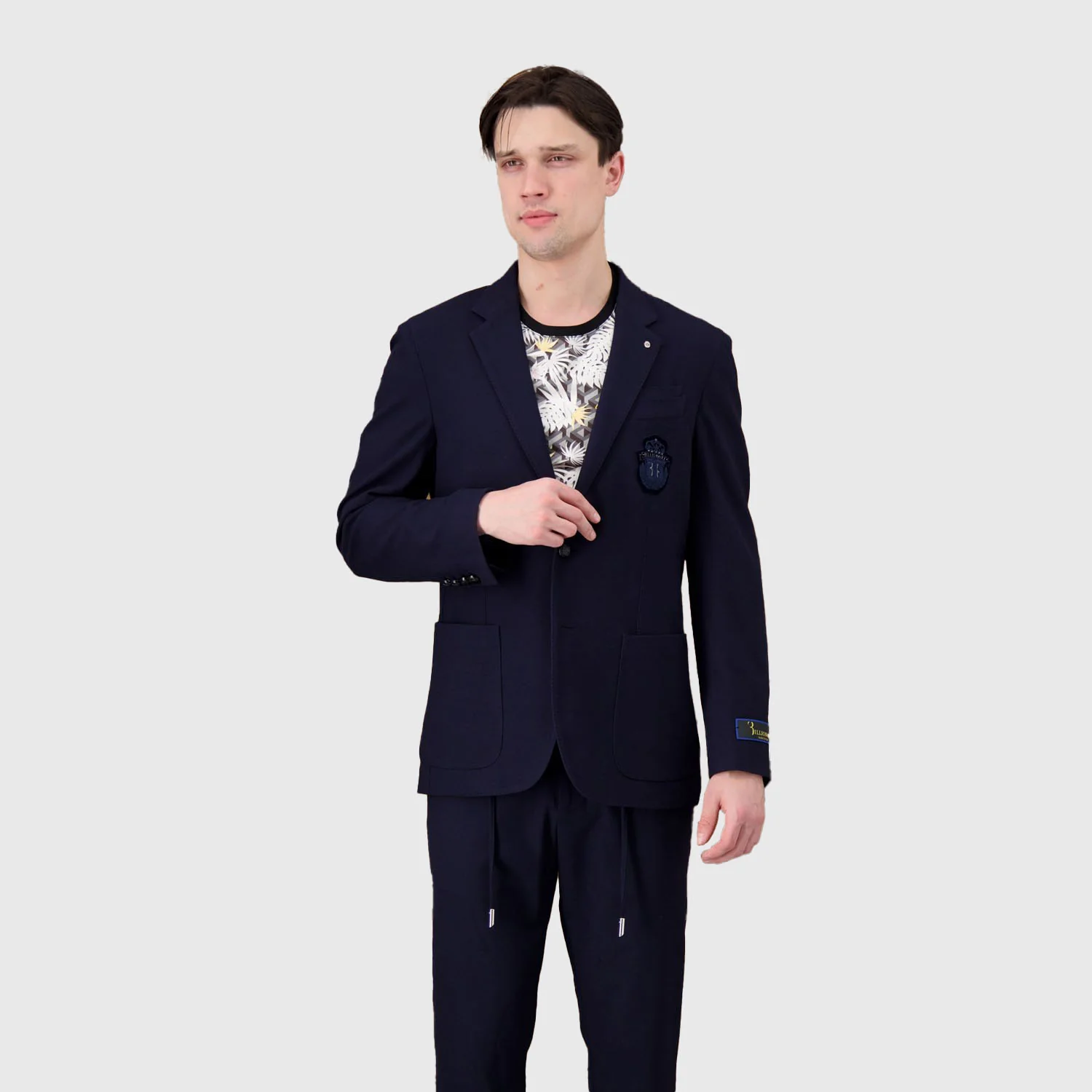 Billionaire Dark Blue Blazer - Image 4