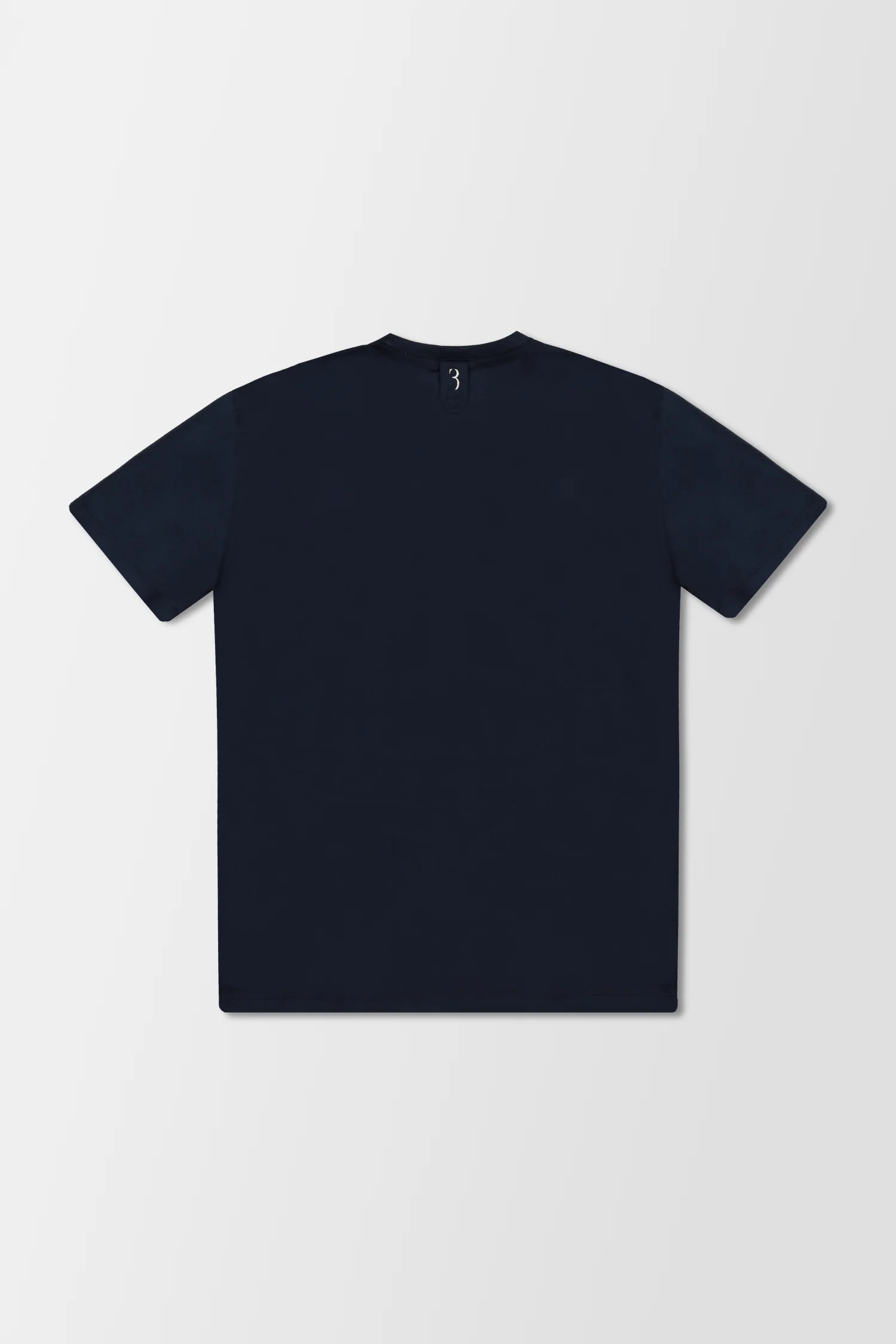 Billionaire Dark Blue Crest V-Neck T-Shirt - Image 2