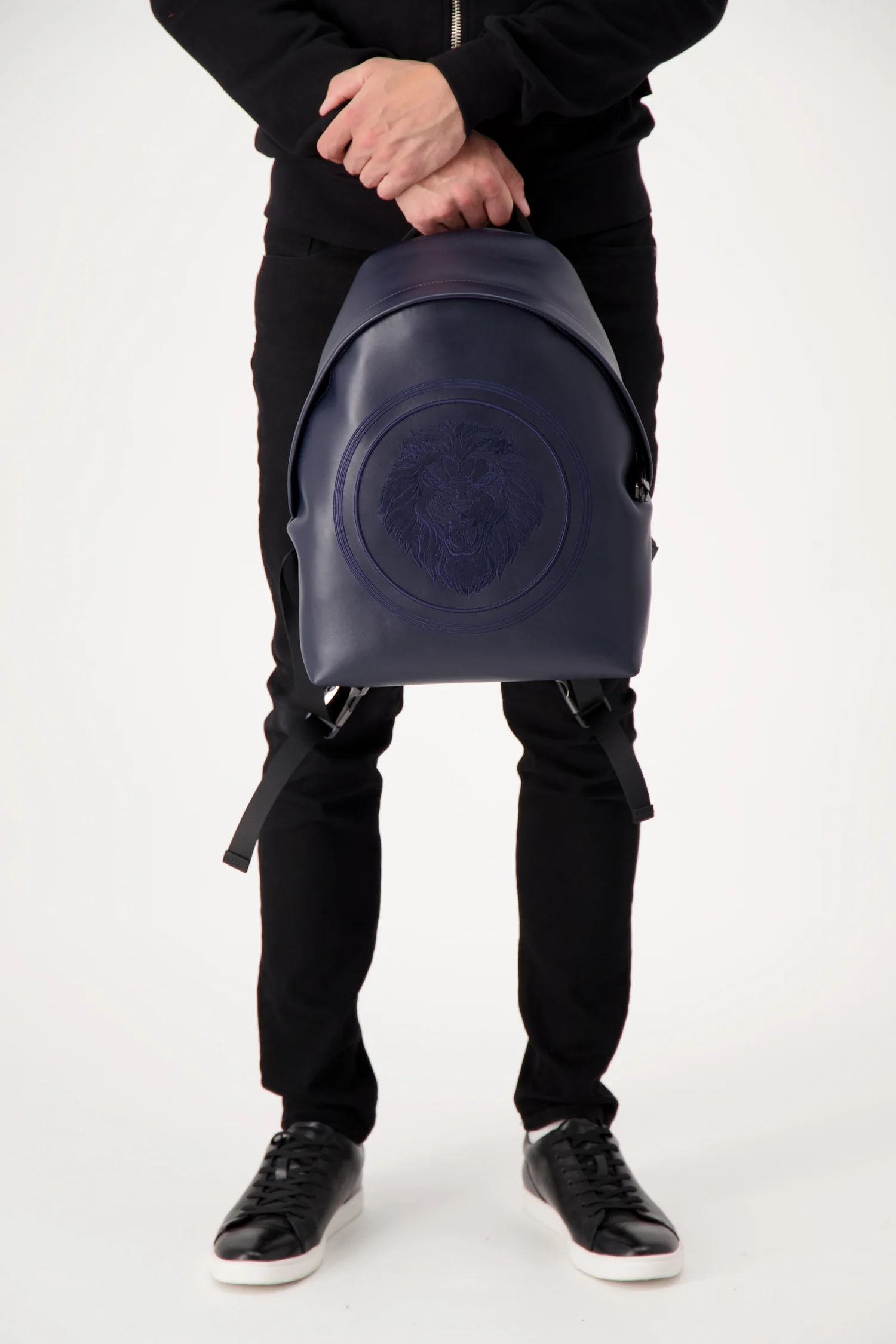 Billionaire Dark Blue Medium Lion Backpack - Image 5