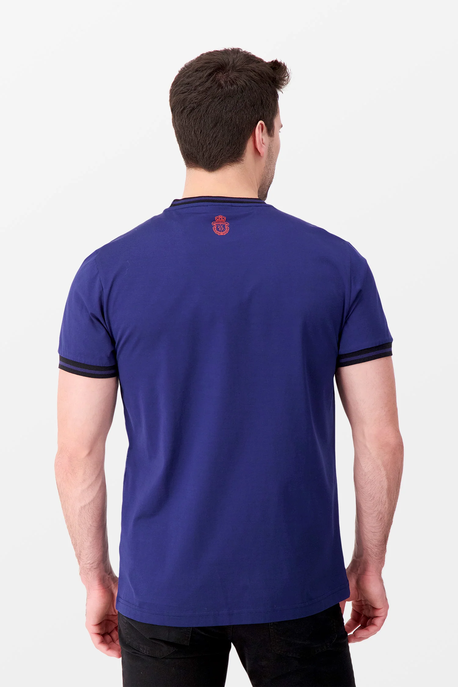 Billionaire Dark Blue SS Money T-Shirt - Image 5