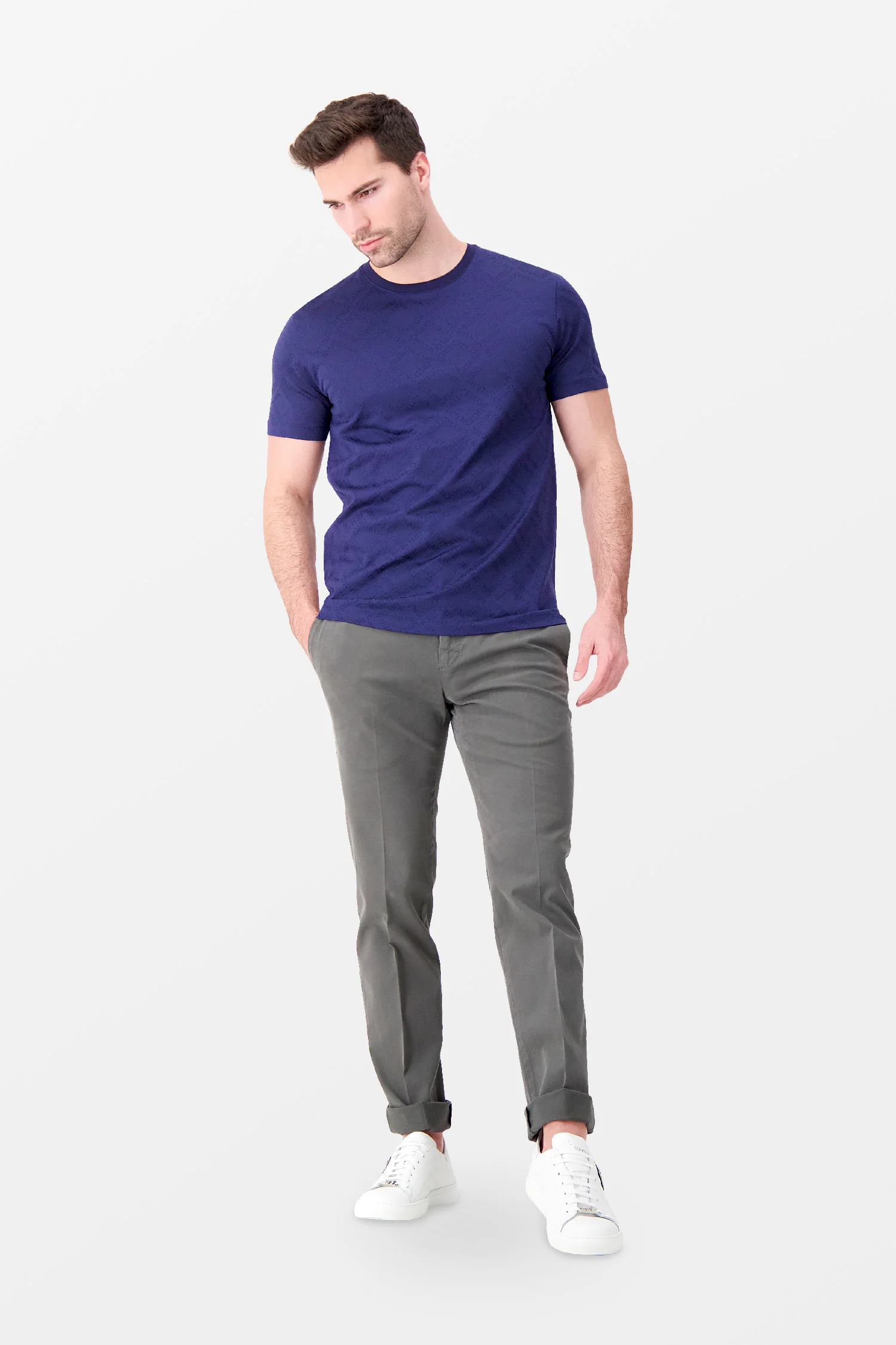 Billionaire Dark Blue SS Statement T-Shirt - Image 6