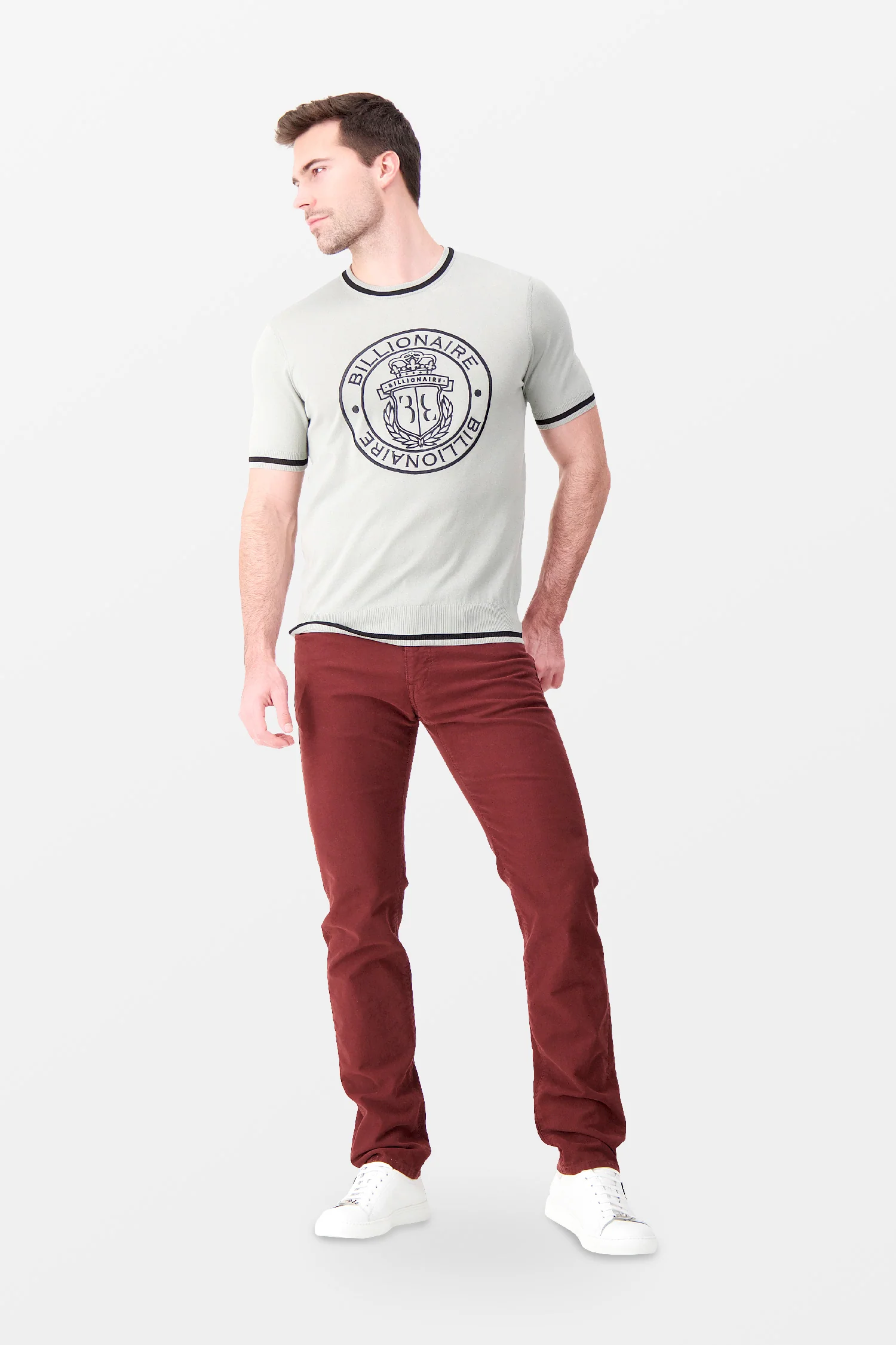 Billionaire Grey T-Shirt - Image 4