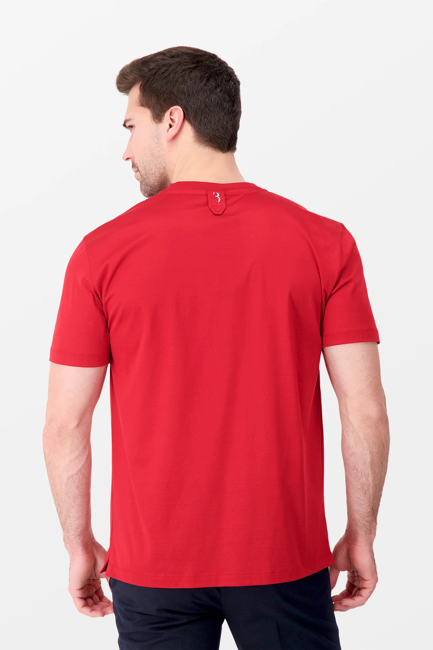 Billionaire Red SS Crest T-Shirt - Image 5
