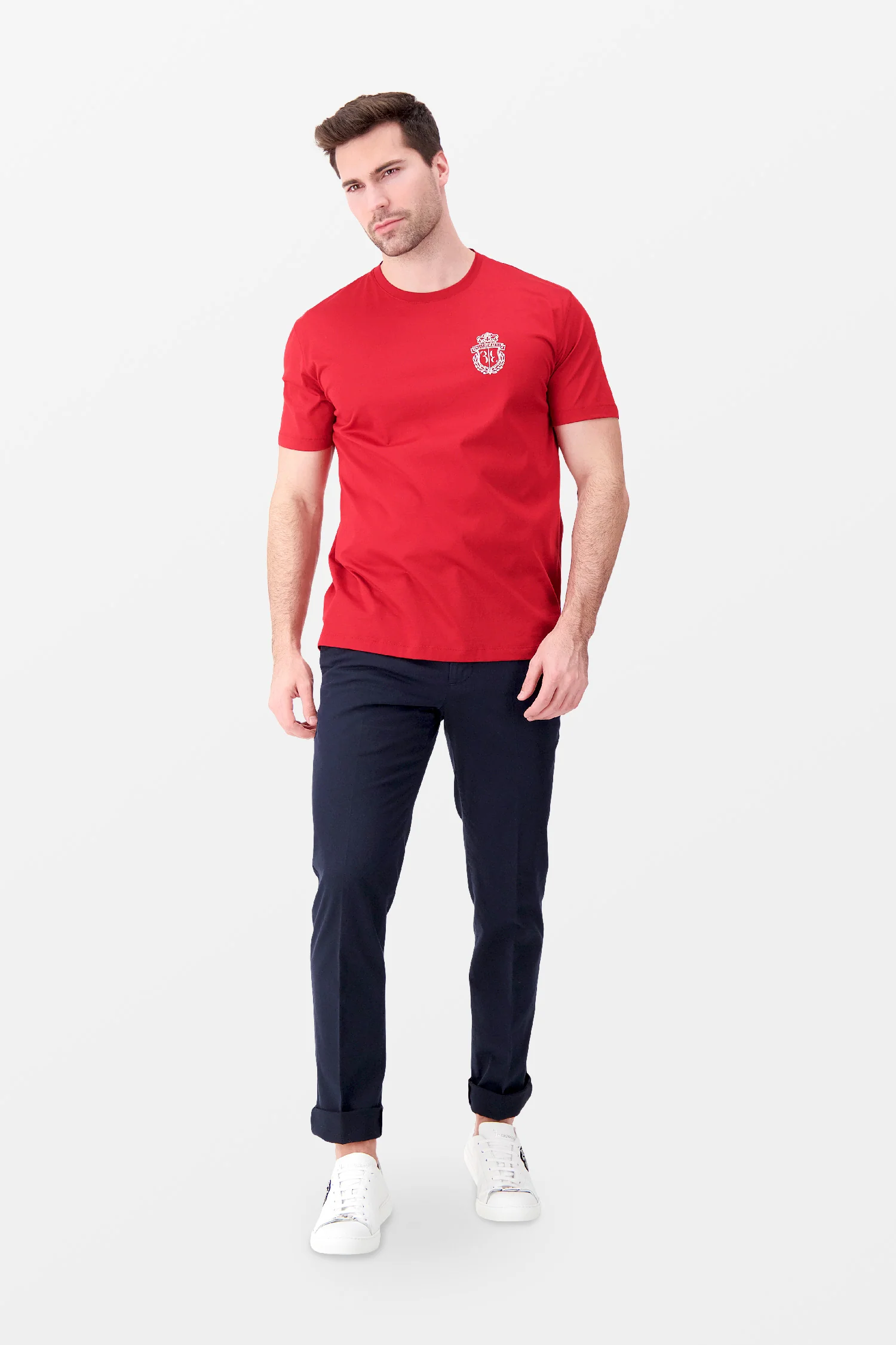 Billionaire Red SS Crest T-Shirt - Image 6