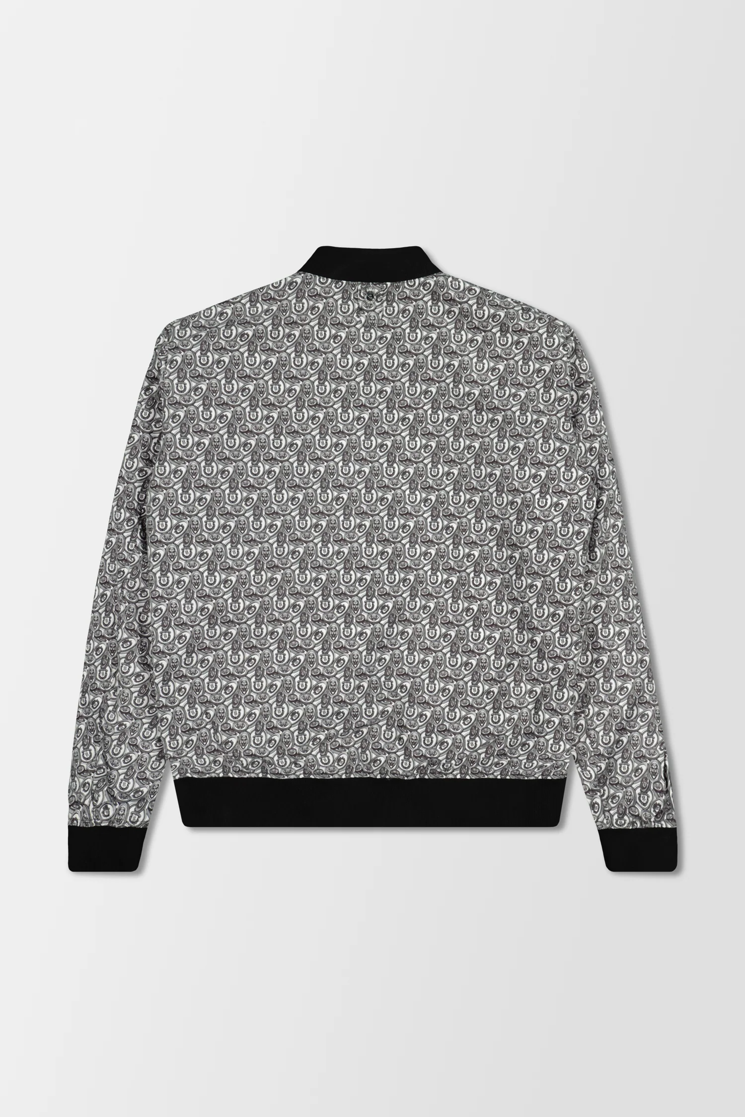 Billionaire White/Black Bomber Jacket - Image 2
