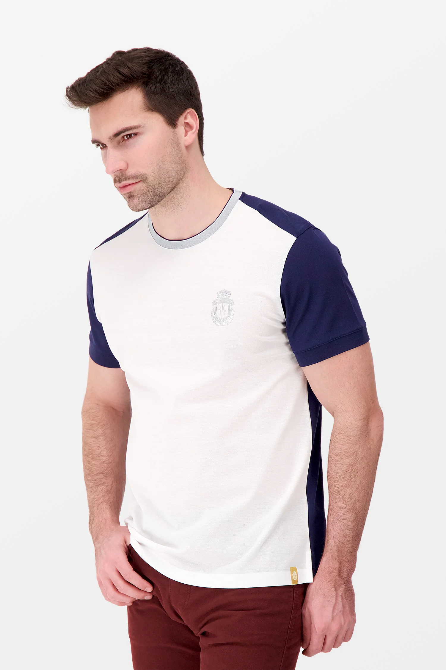 Billionaire White SS Crest T-Shirt - Image 2