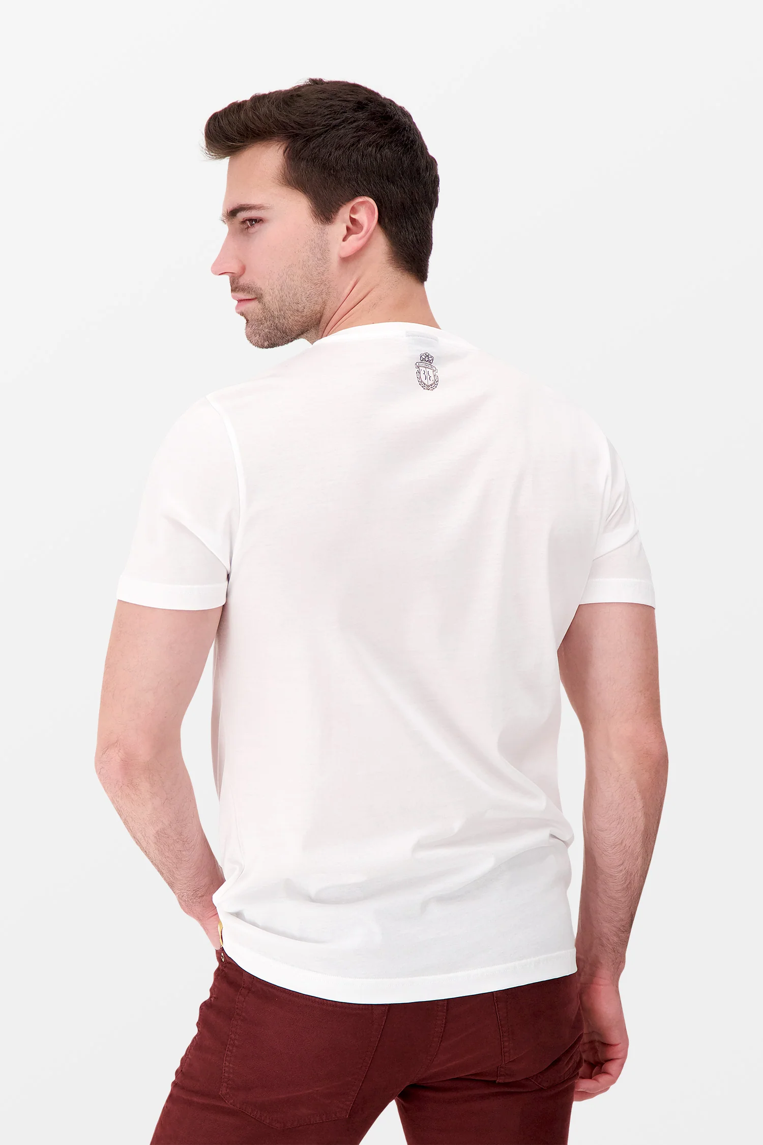 Billionaire White SS Lion Round Neck T-Shirt - Image 5