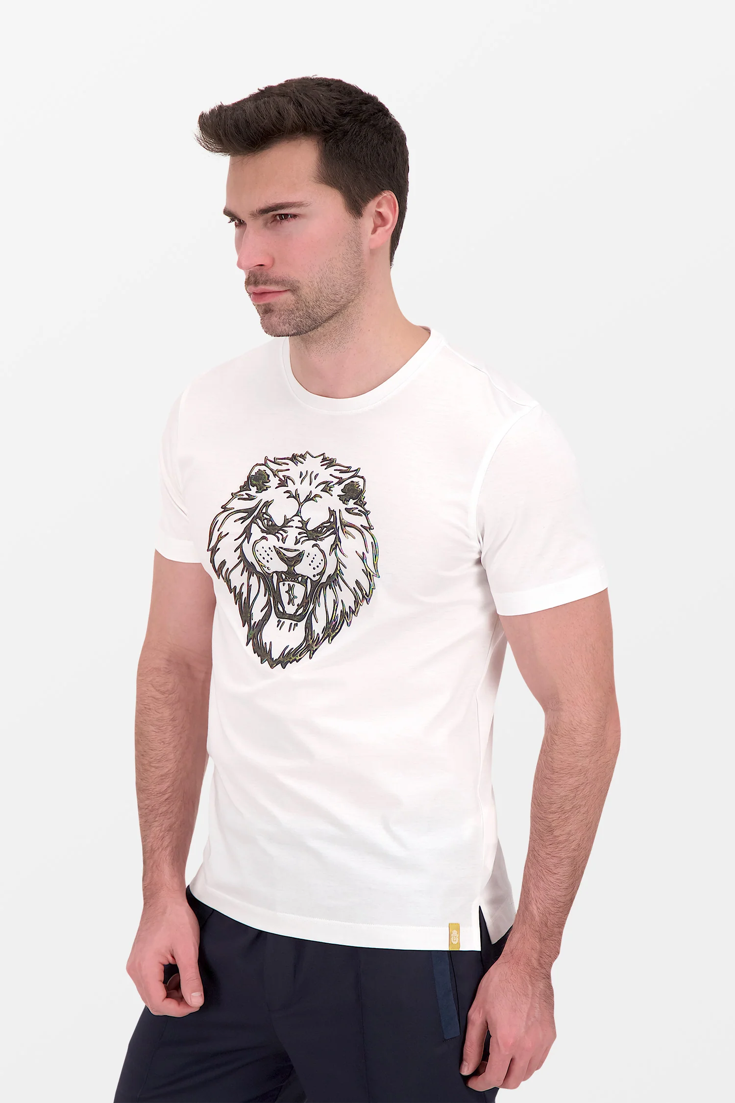 Billionaire White SS Lion T-Shirt - Image 3